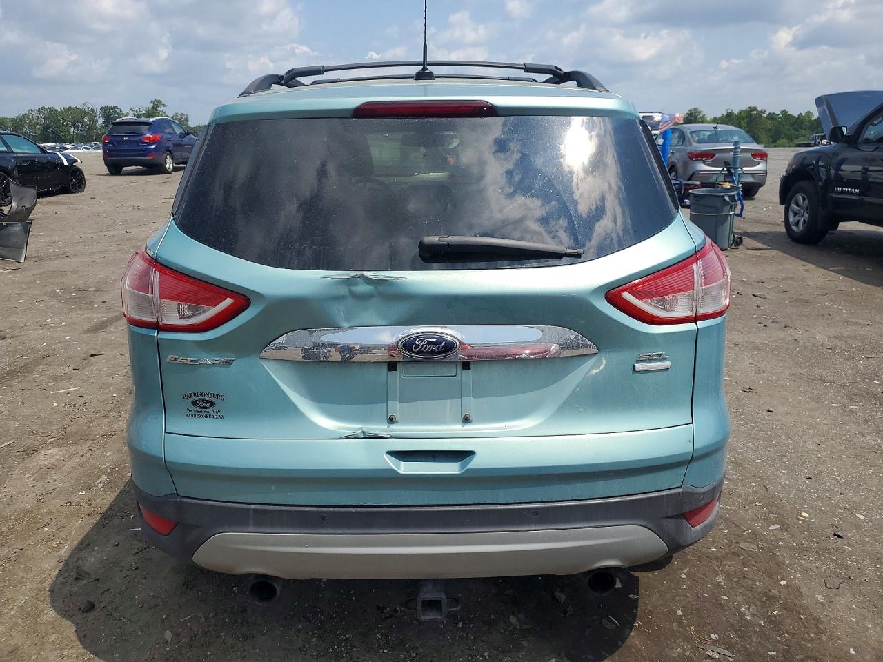 2013 Ford Escape Sel Blue vin: 1FMCU9H97DUA91447