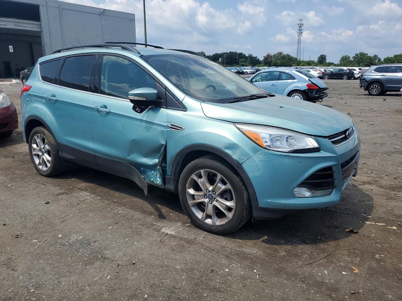2013 Ford Escape Sel Blue vin: 1FMCU9H97DUA91447