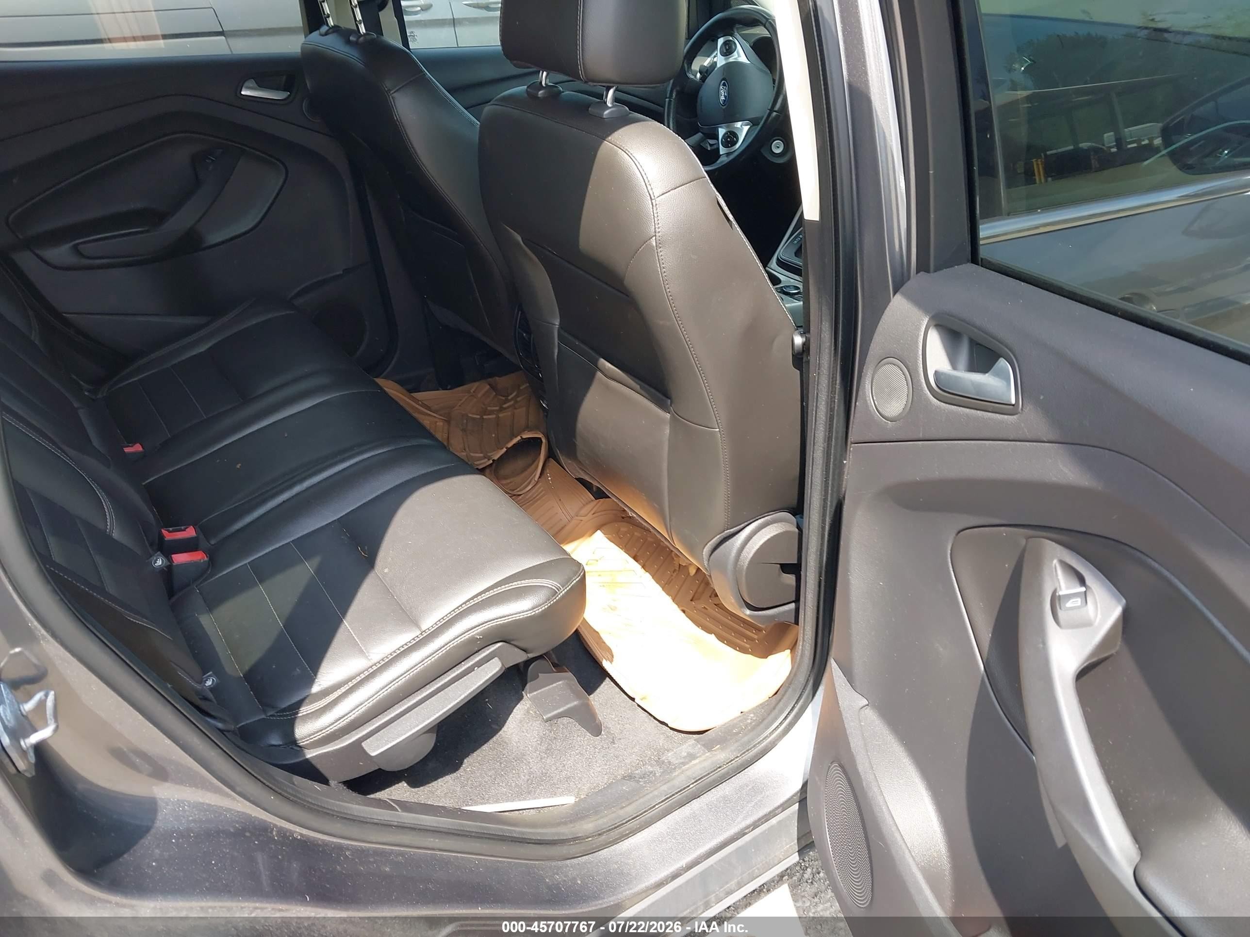 2013 Ford Escape Sel Gray vin: 1FMCU9H97DUA94476