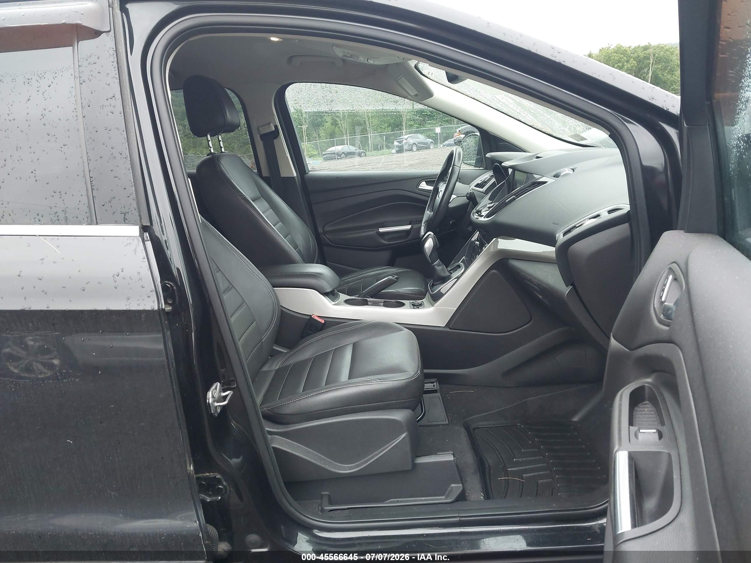 2013 Ford Escape Sel Black vin: 1FMCU9H97DUB50125