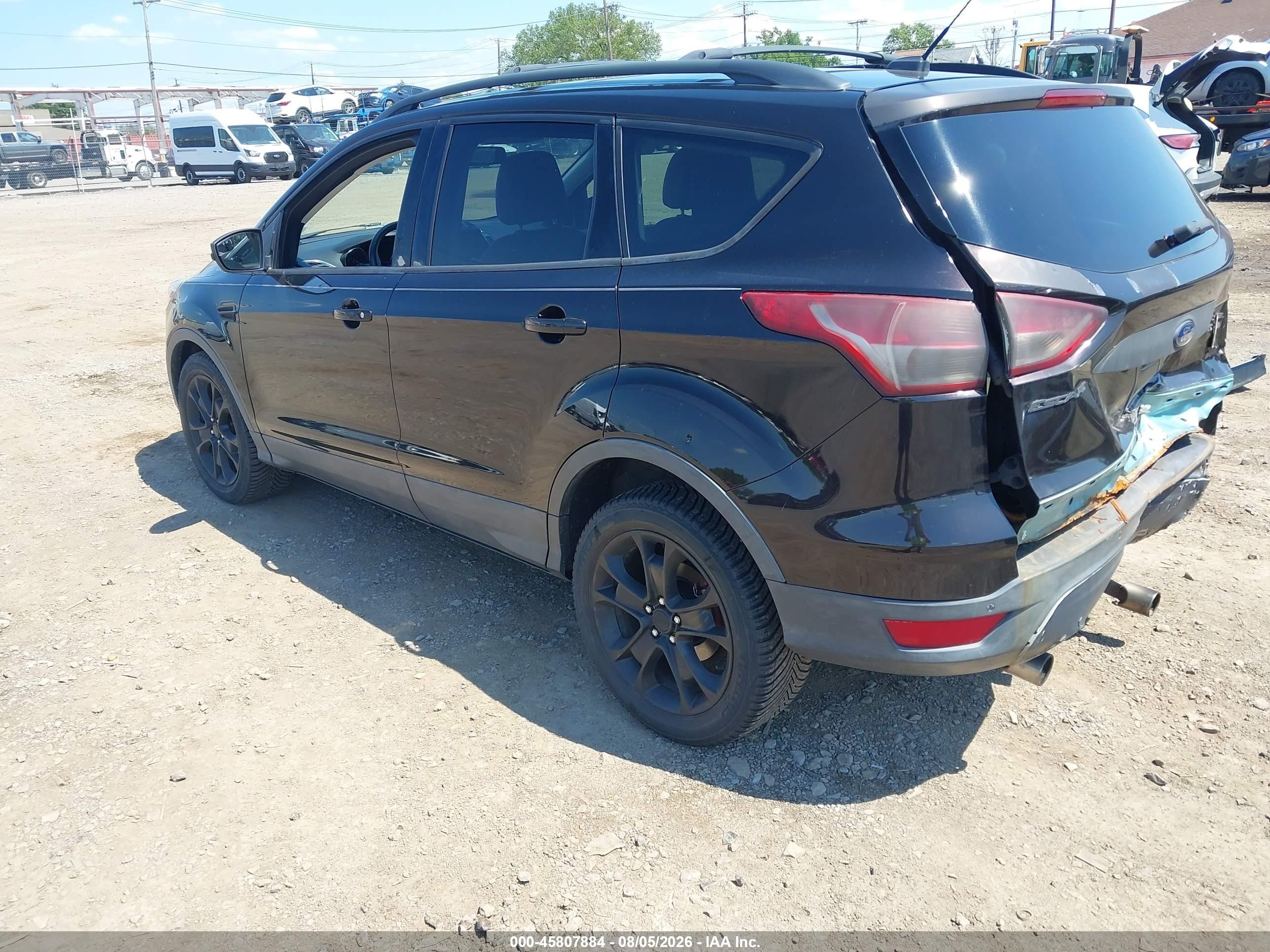 2013 Ford Escape Sel Black vin: 1FMCU9H97DUB63070