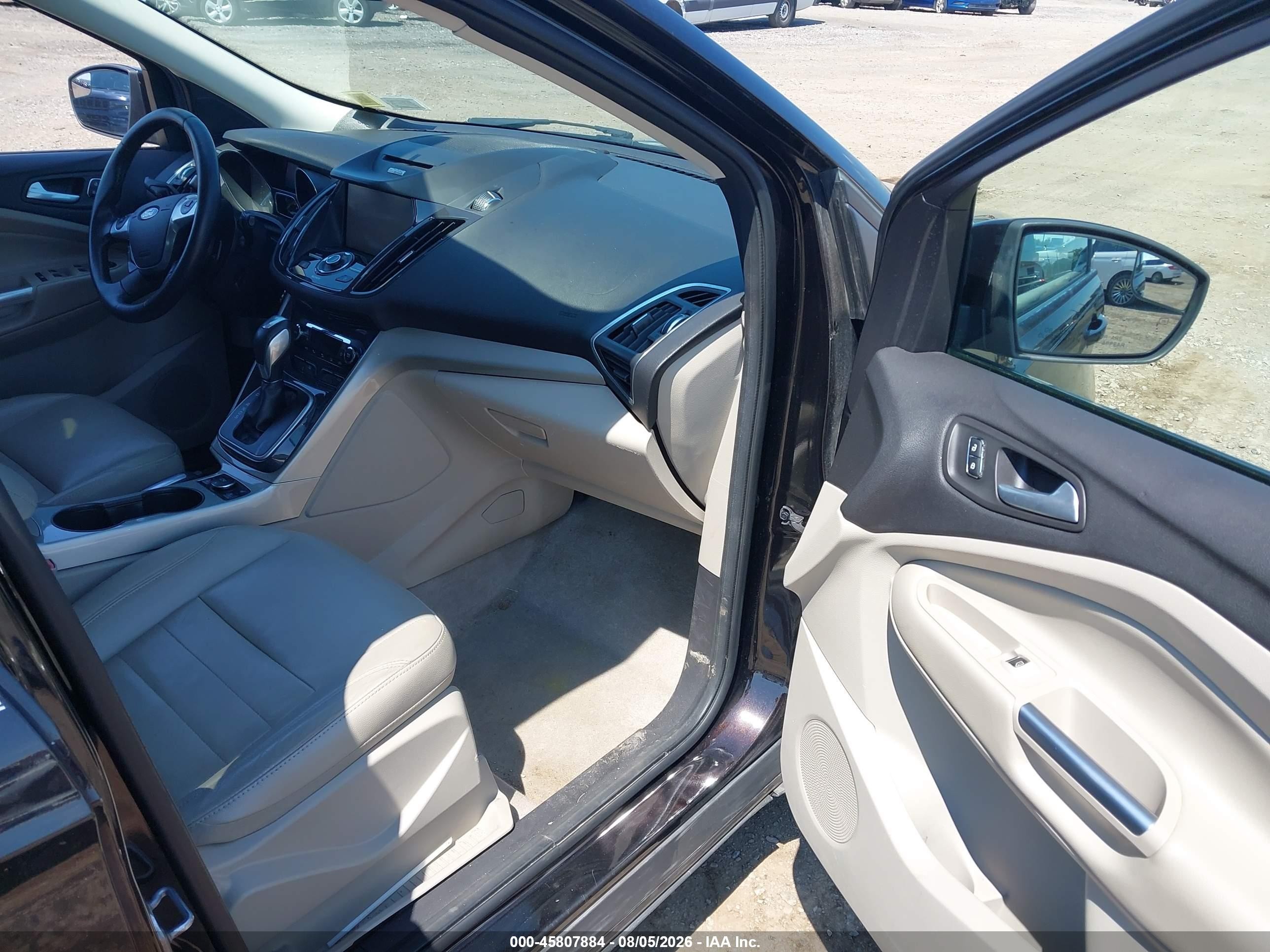 2013 Ford Escape Sel Black vin: 1FMCU9H97DUB63070