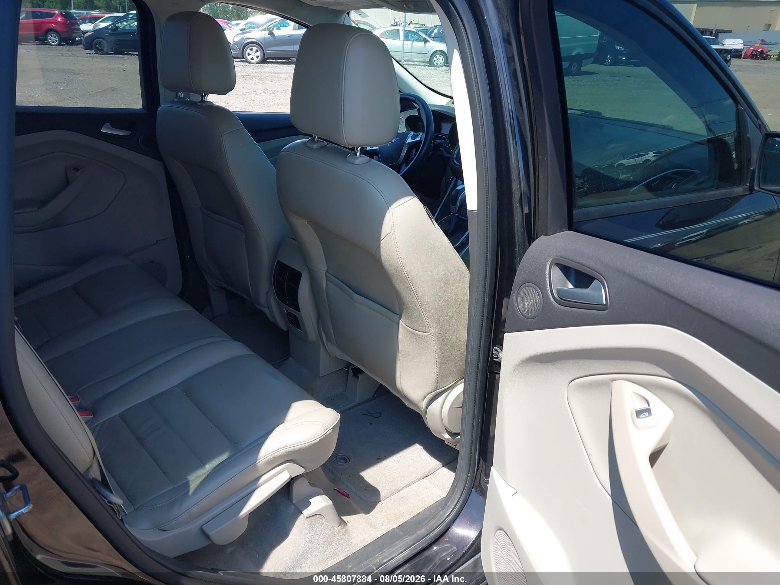 2013 Ford Escape Sel Black vin: 1FMCU9H97DUB63070