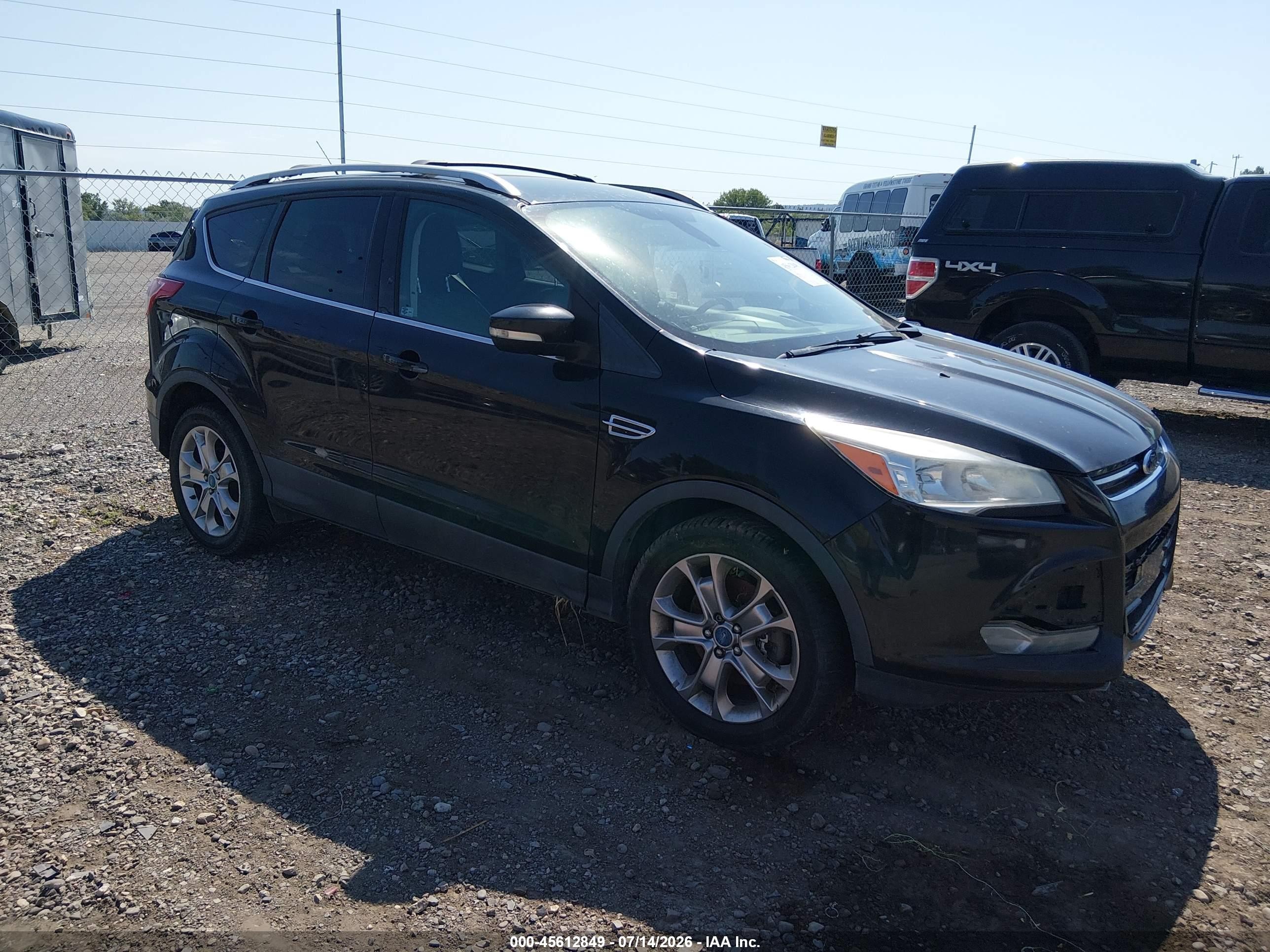 2013 Ford Escape Sel Gray vin: 1FMCU9H97DUB71248