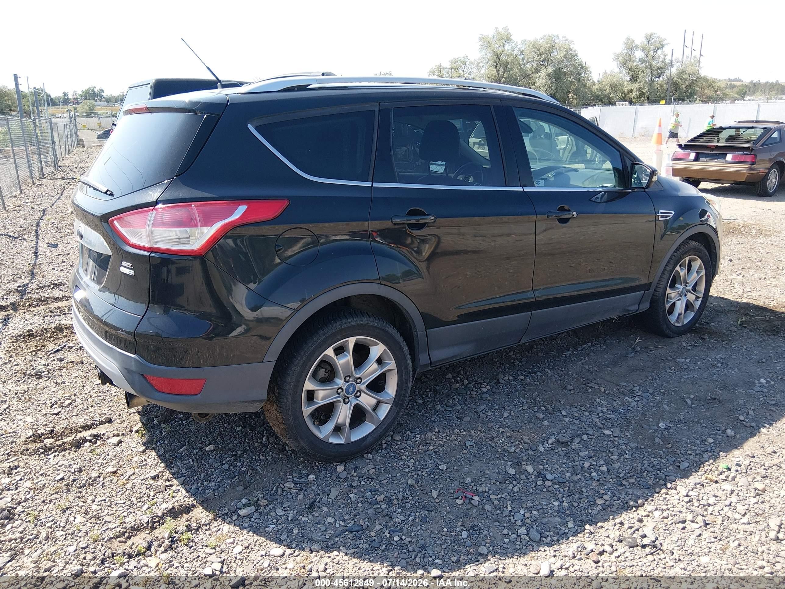2013 Ford Escape Sel Gray vin: 1FMCU9H97DUB71248