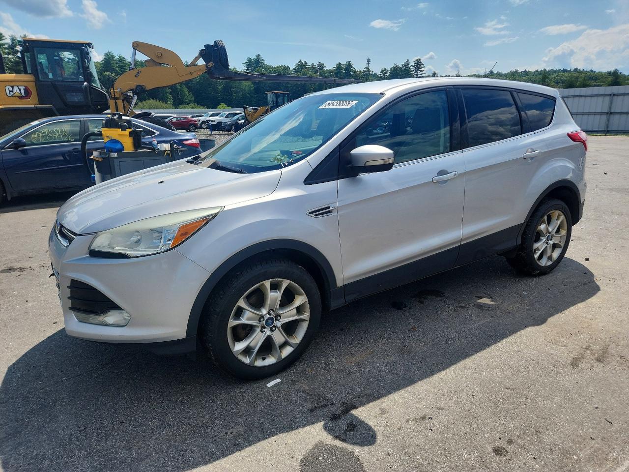 2013 Ford Escape Sel Silver vin: 1FMCU9H97DUC95701