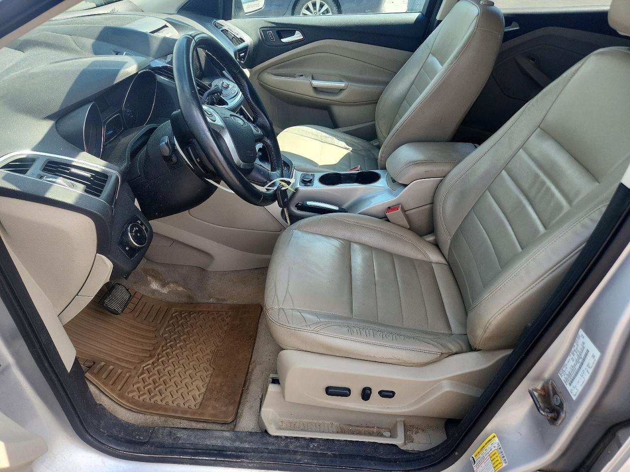 2013 Ford Escape Sel Silver vin: 1FMCU9H97DUC95701