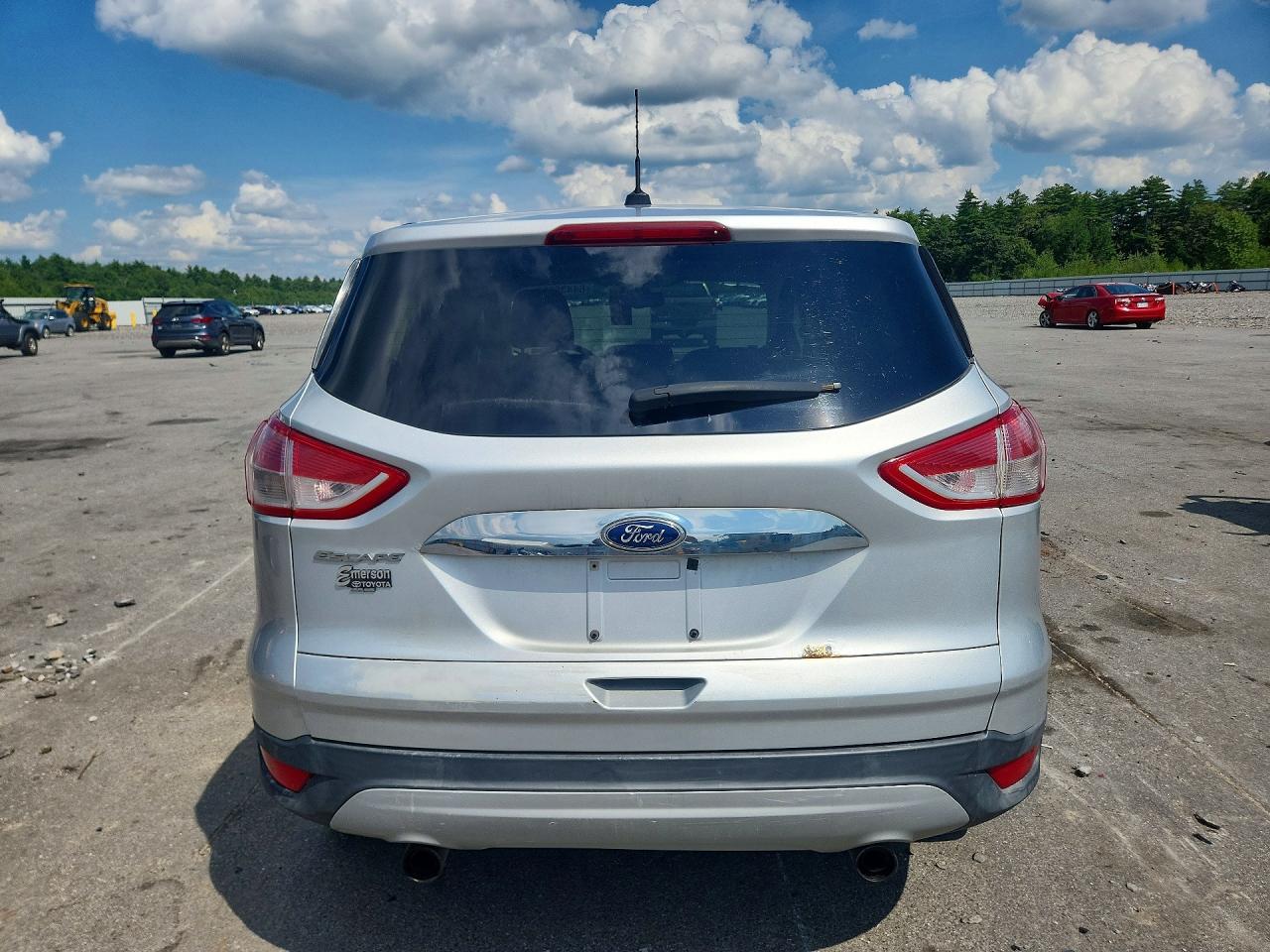 2013 Ford Escape Sel Silver vin: 1FMCU9H97DUC95701
