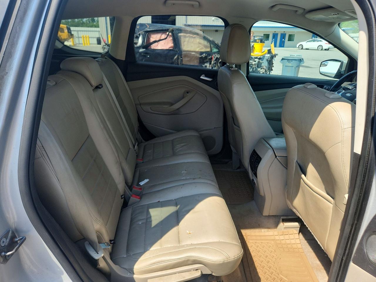 2013 Ford Escape Sel Silver vin: 1FMCU9H97DUC95701