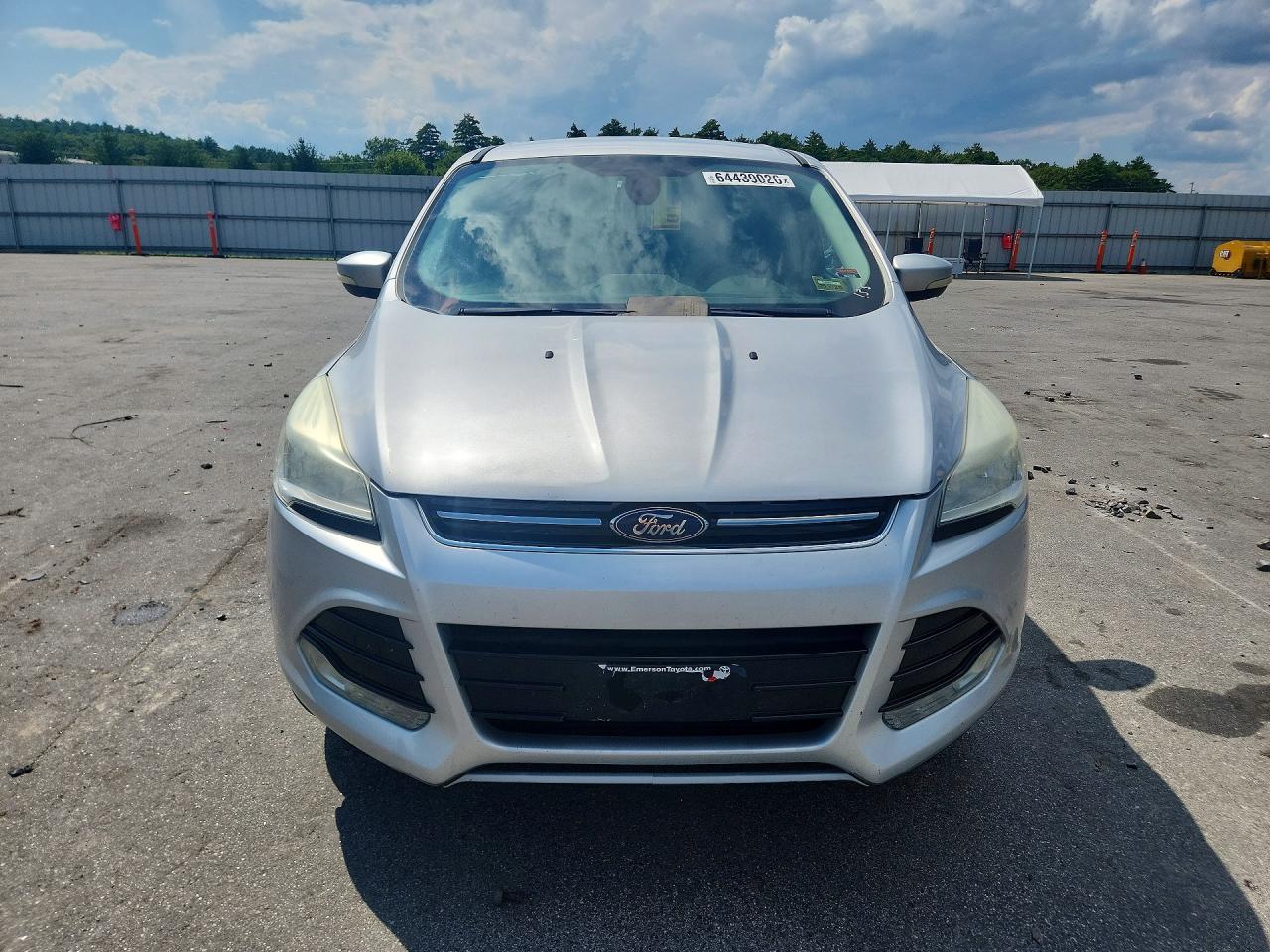 2013 Ford Escape Sel Silver vin: 1FMCU9H97DUC95701