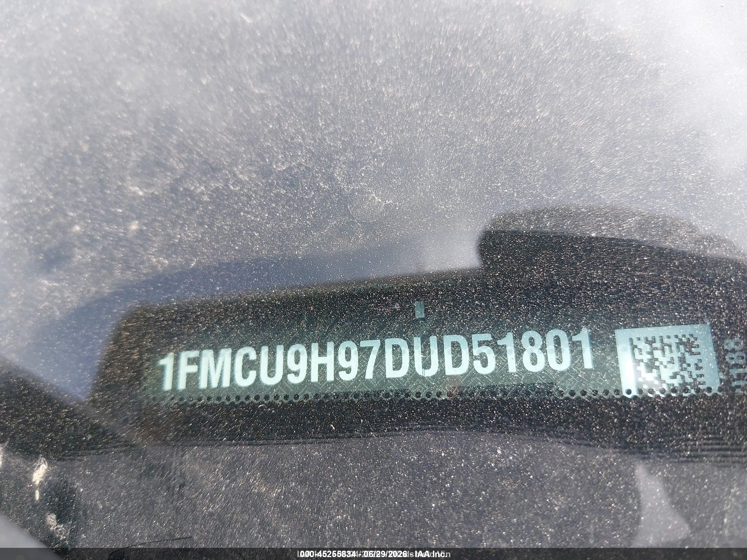 2013 Ford Escape Sel Gray vin: 1FMCU9H97DUD51801