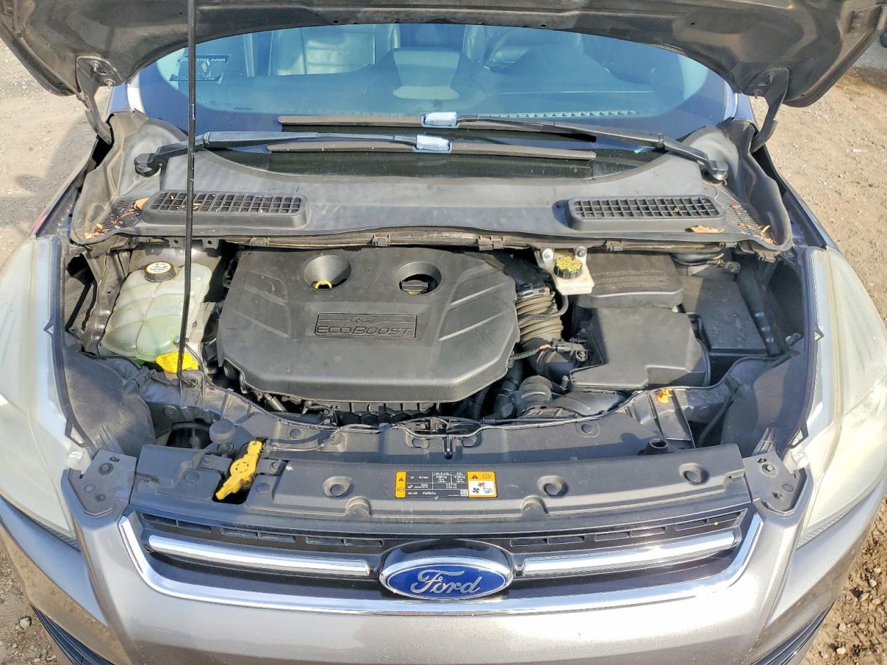 2013 Ford Escape Sel Gray vin: 1FMCU9H97DUD55766