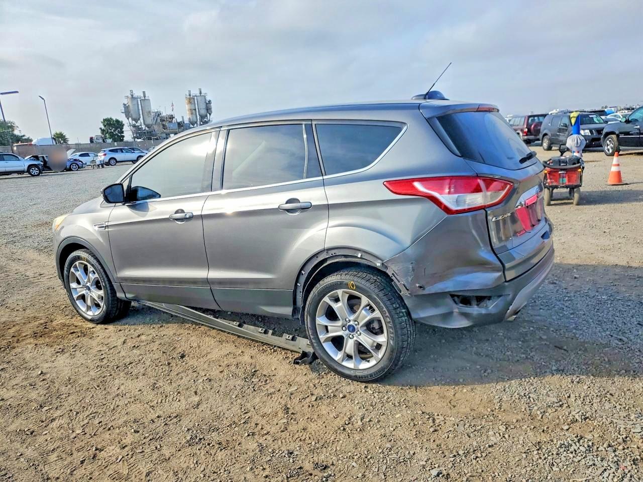 2013 Ford Escape Sel Gray vin: 1FMCU9H97DUD55766