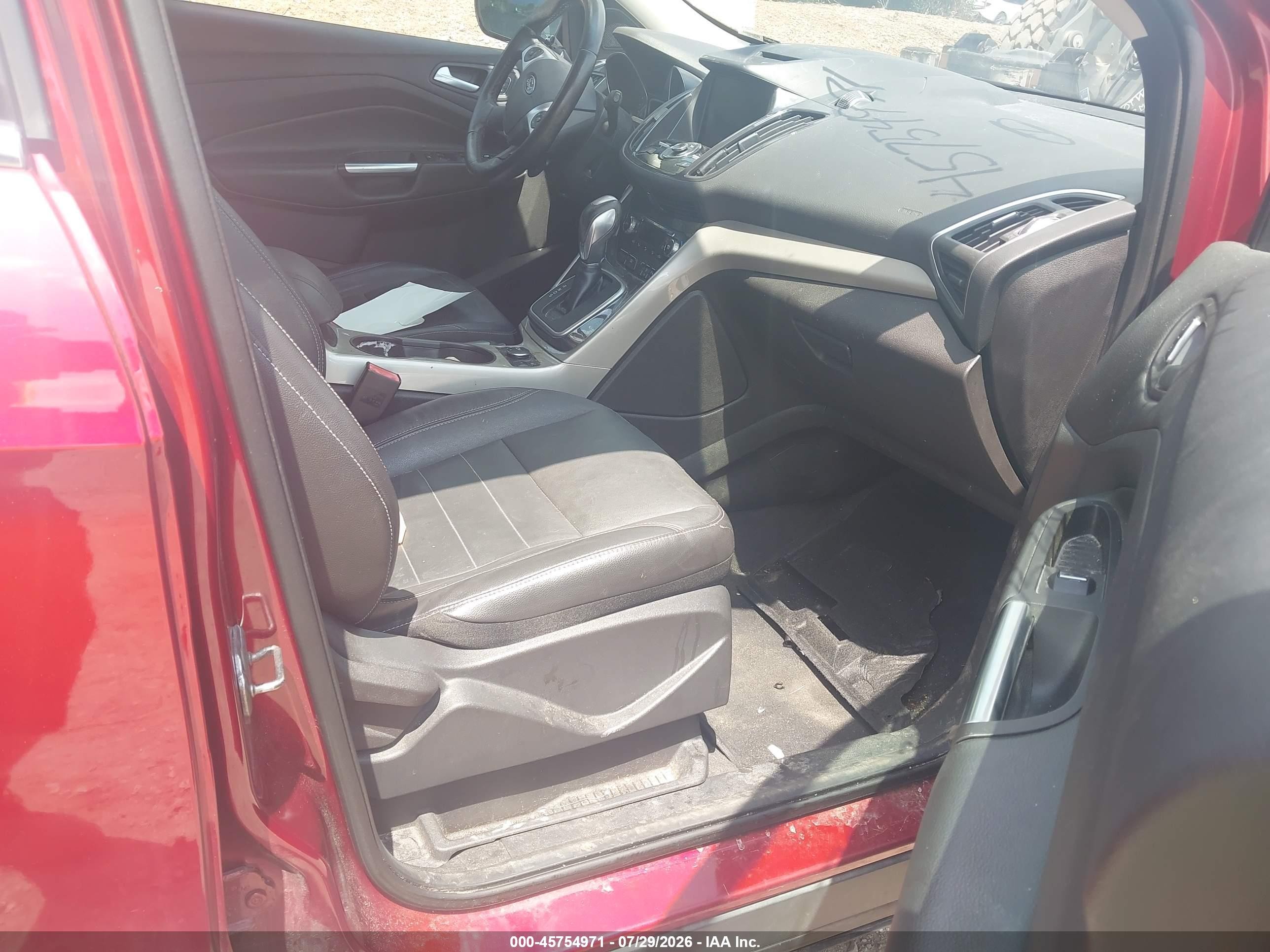 2013 Ford Escape Sel Red vin: 1FMCU9H97DUD76973