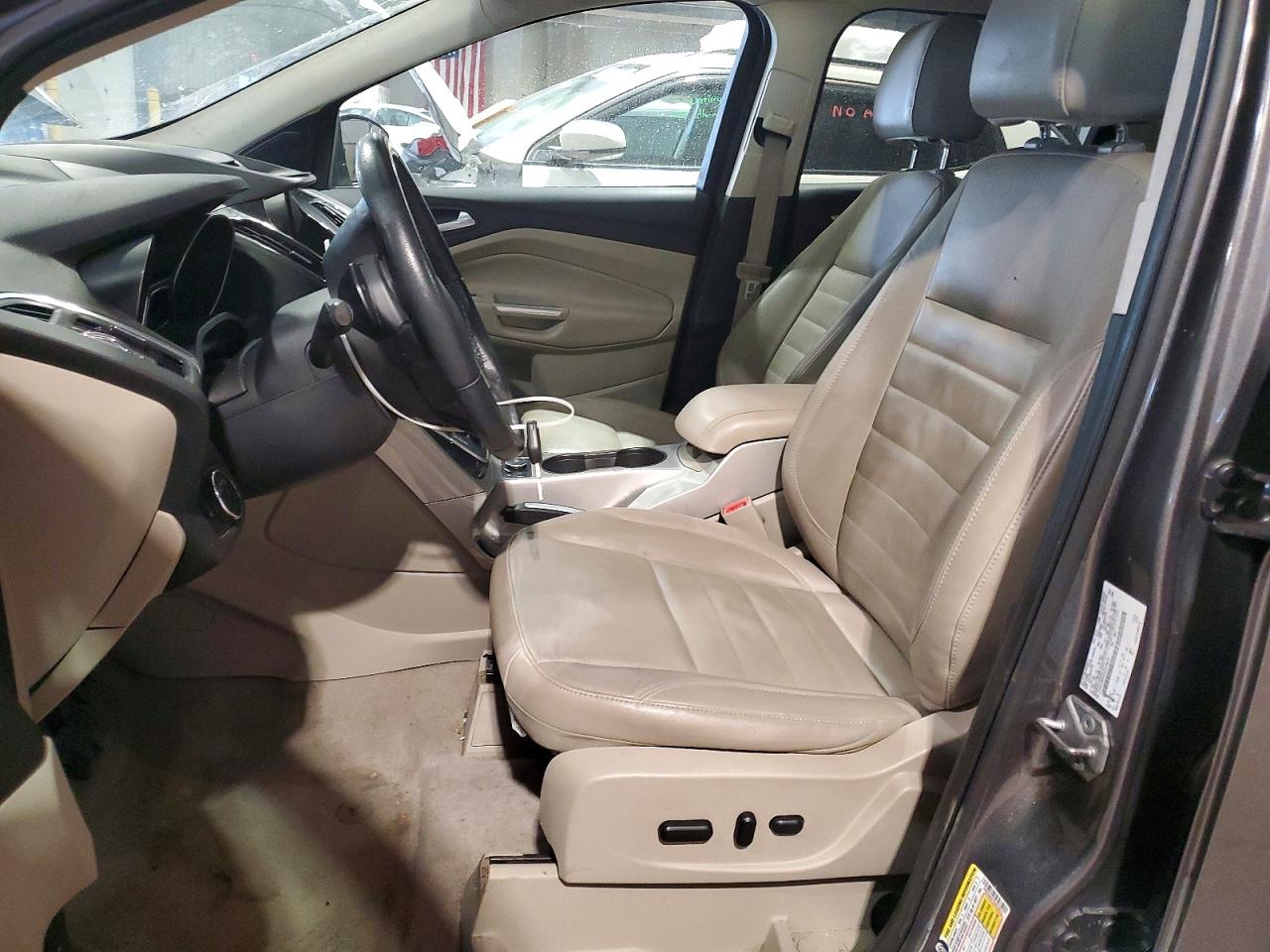 2013 Ford Escape Sel Gray vin: 1FMCU9H97DUD78612