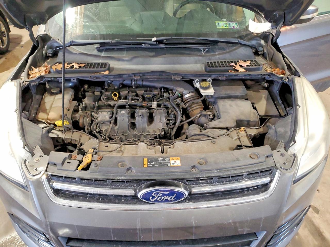 2013 Ford Escape Sel Gray vin: 1FMCU9H97DUD78612