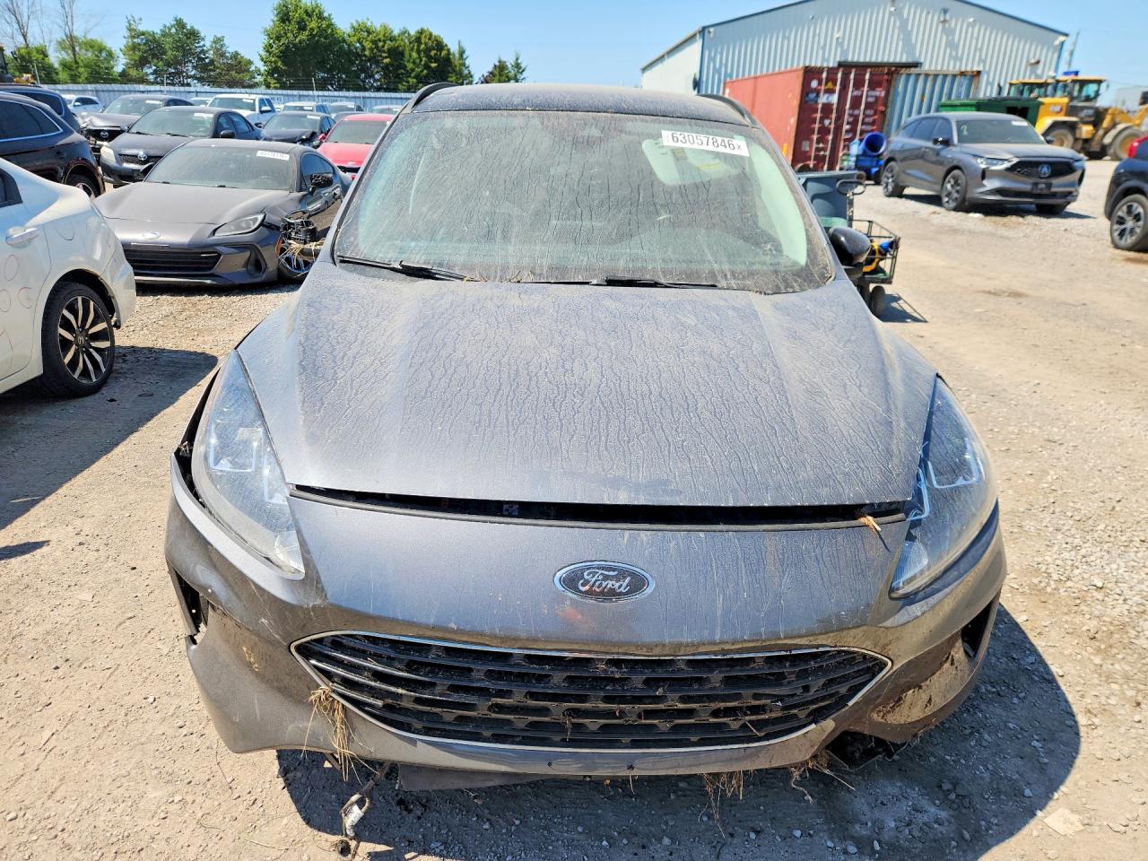 2021 Ford Escape Sel Gray vin: 1FMCU9H97MUA87723