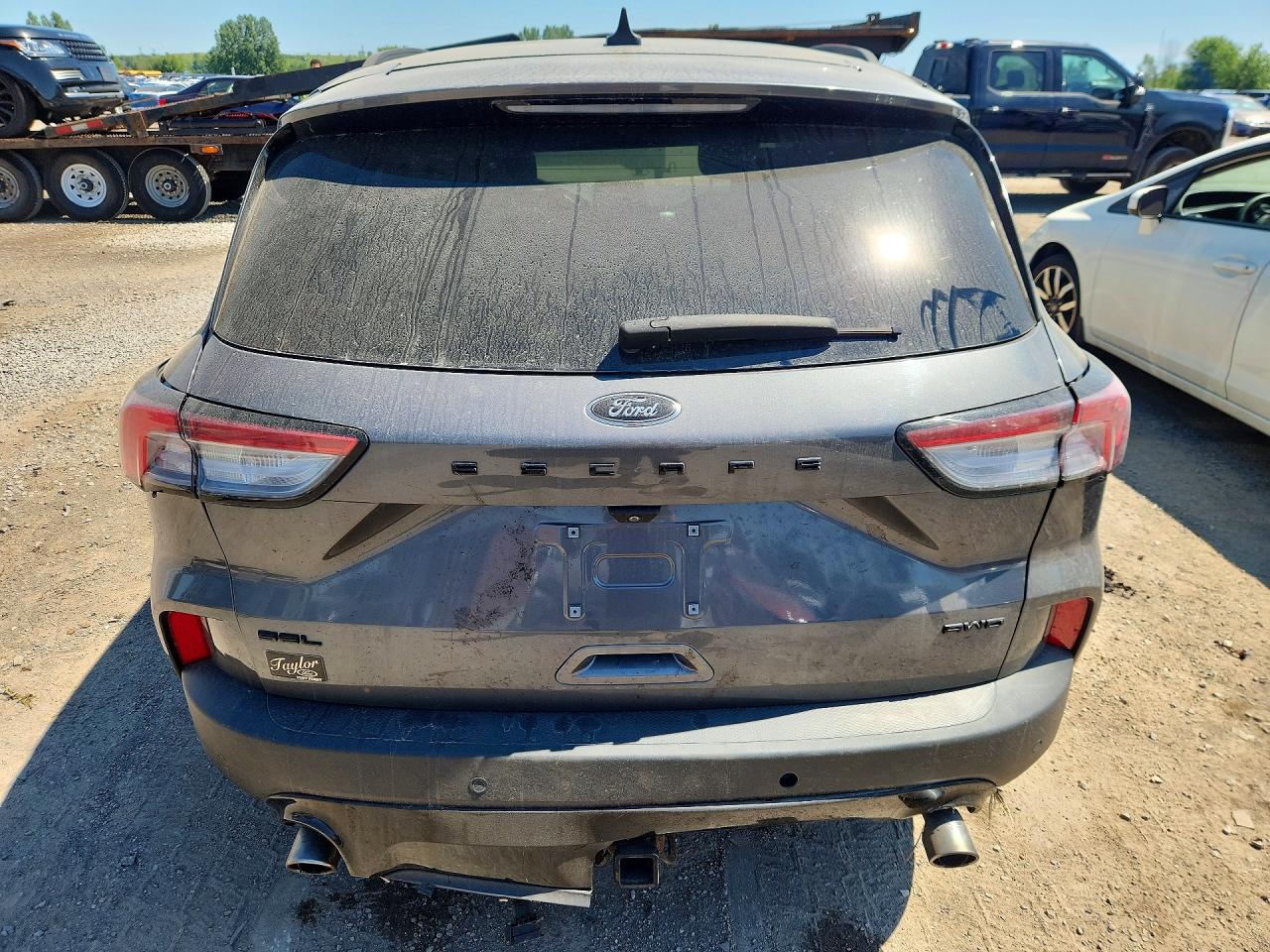 2021 Ford Escape Sel Gray vin: 1FMCU9H97MUA87723