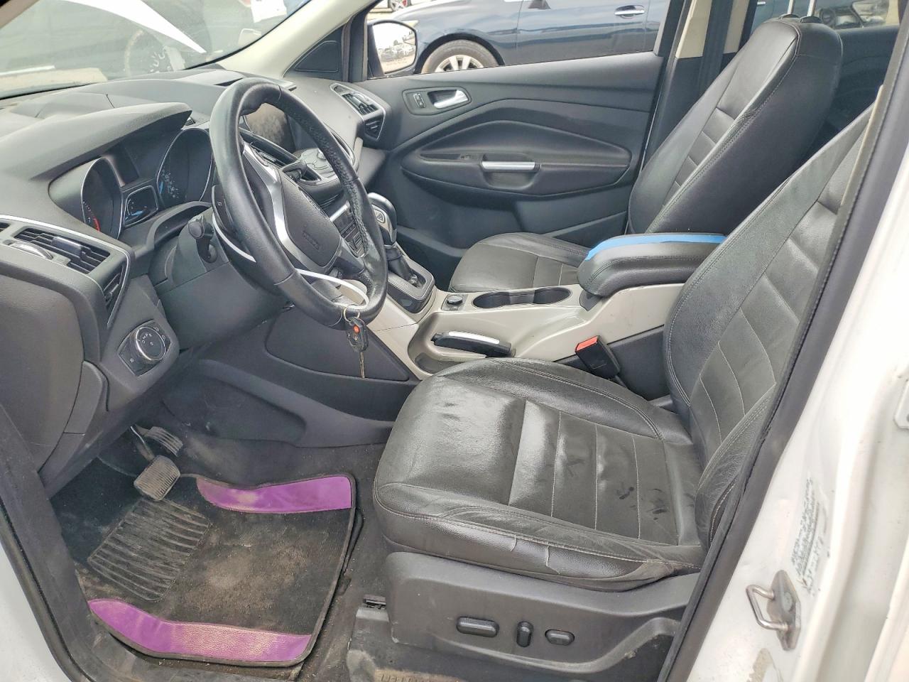 2013 Ford Escape Sel White vin: 1FMCU9H98DUA07779