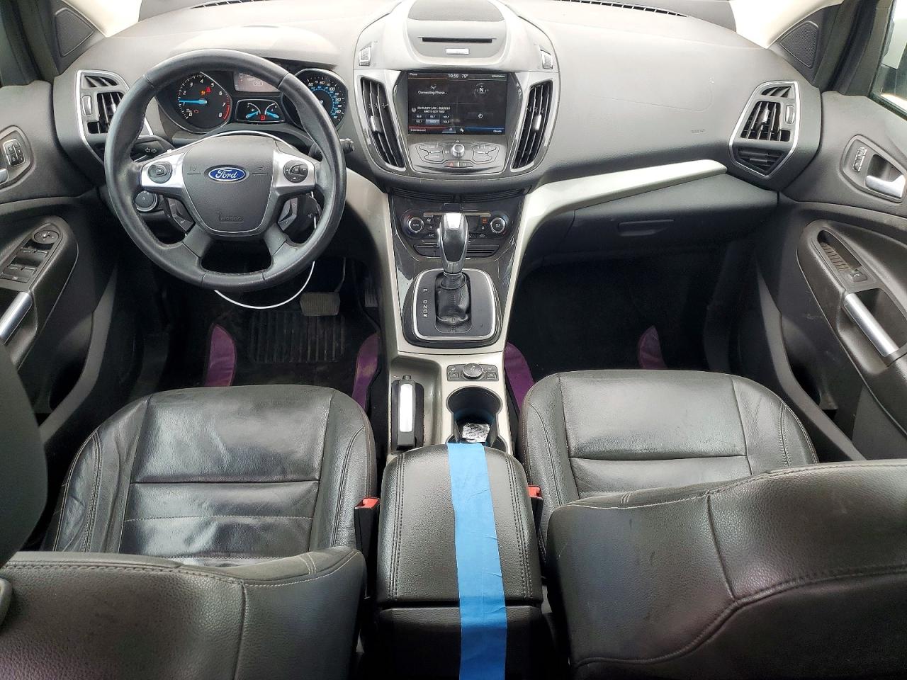 2013 Ford Escape Sel White vin: 1FMCU9H98DUA07779