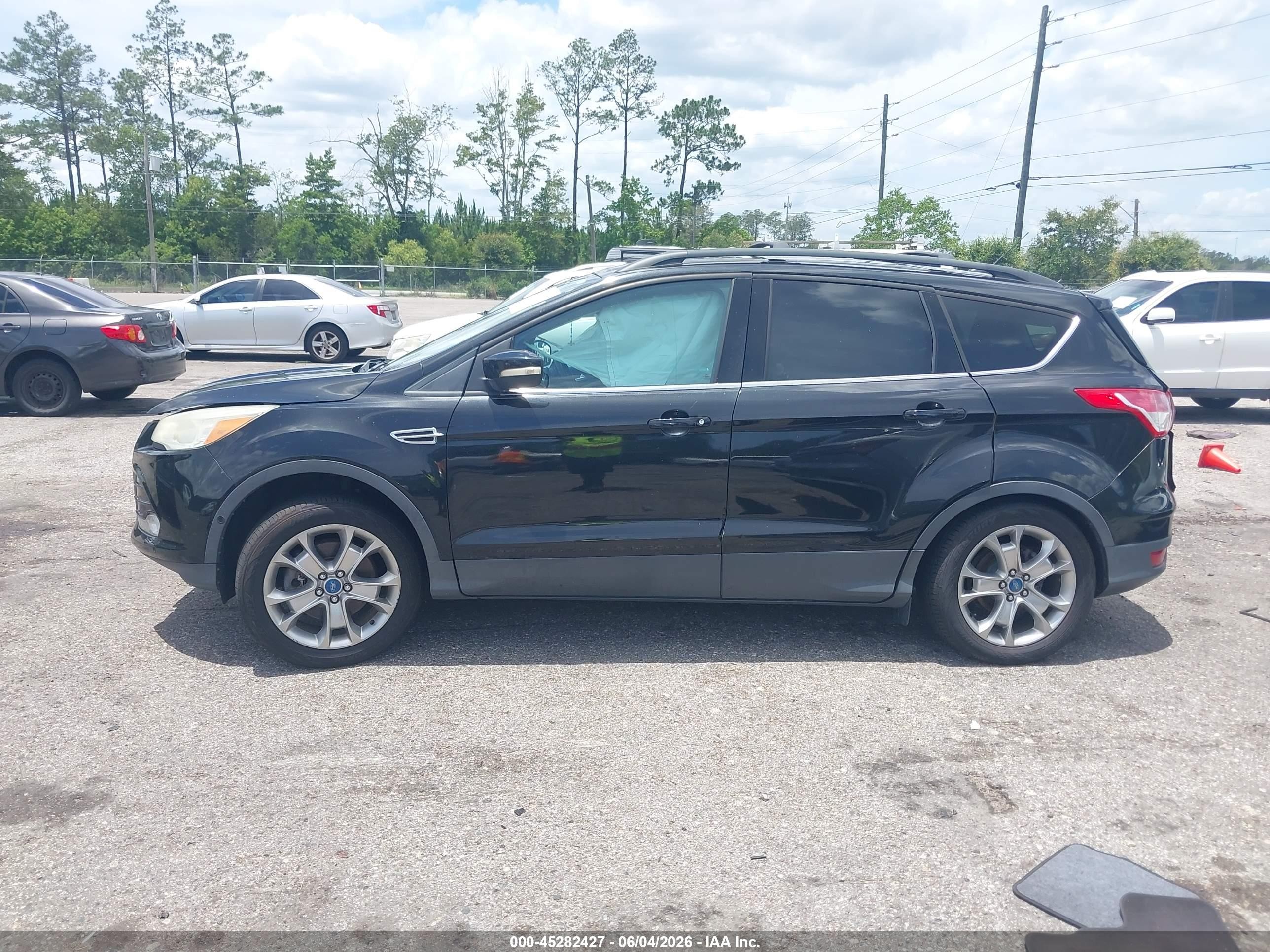 2013 Ford Escape Sel Black vin: 1FMCU9H98DUA83311