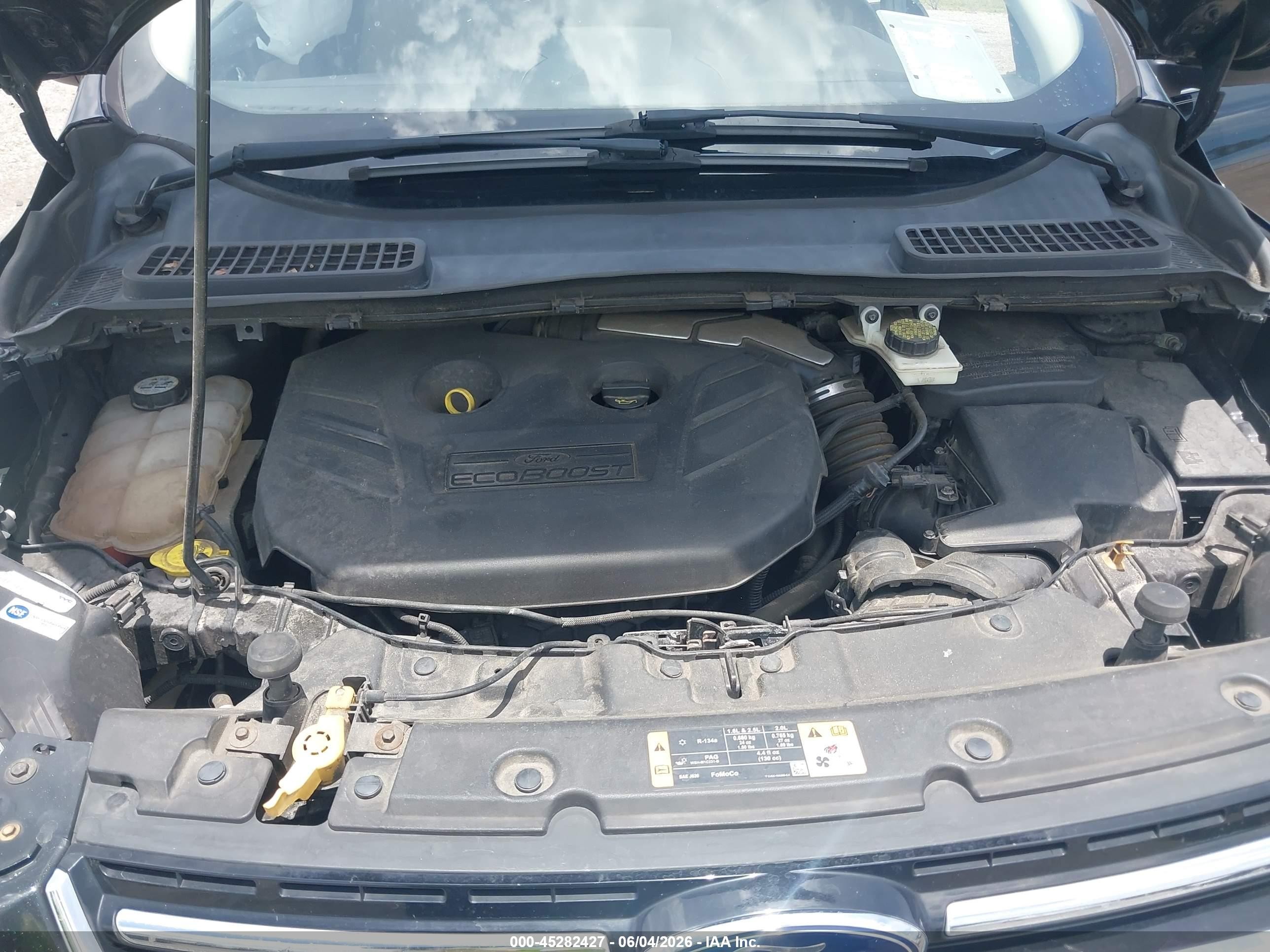 2013 Ford Escape Sel Black vin: 1FMCU9H98DUA83311