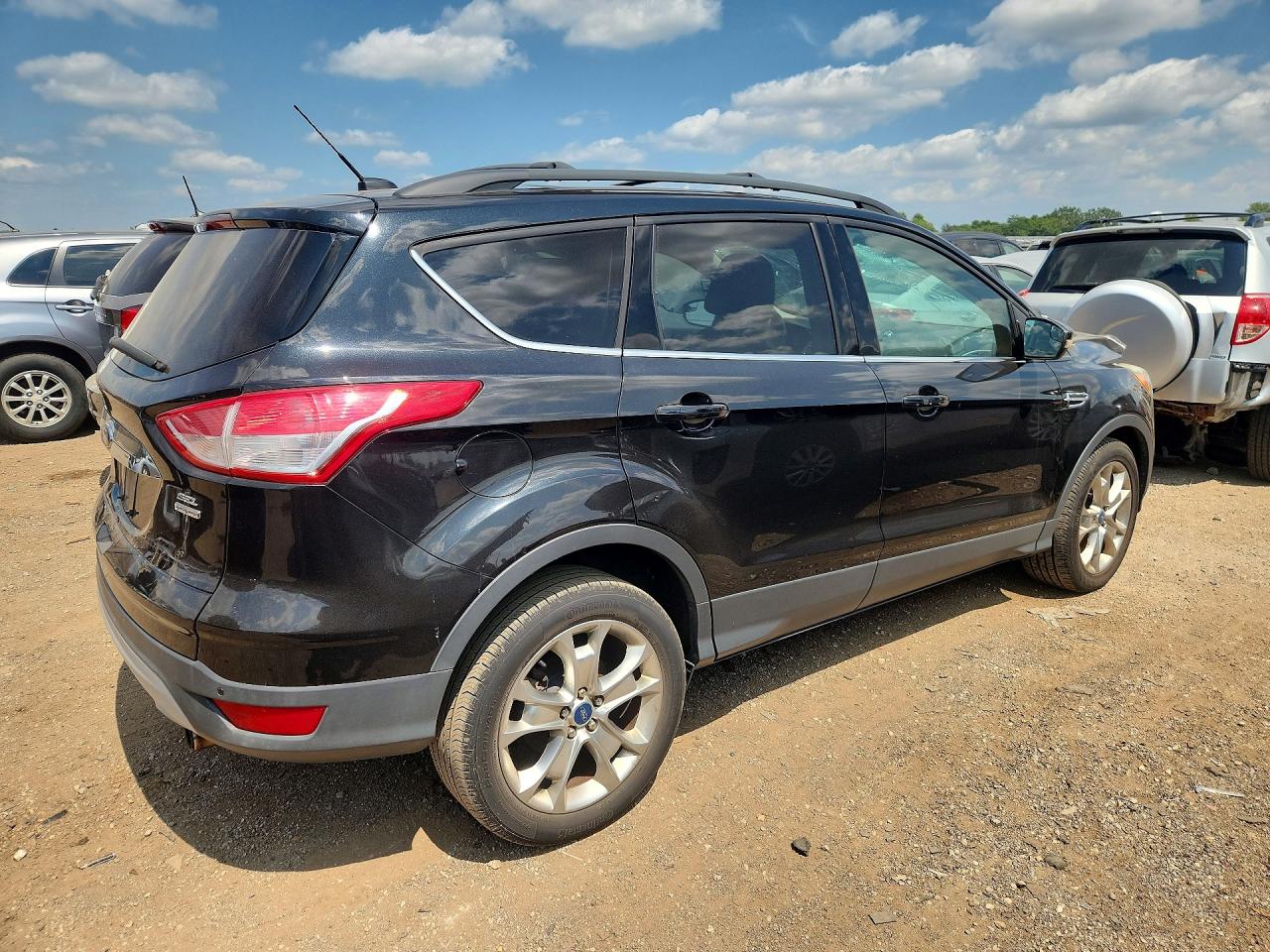 2013 Ford Escape Sel Black vin: 1FMCU9H98DUB24584
