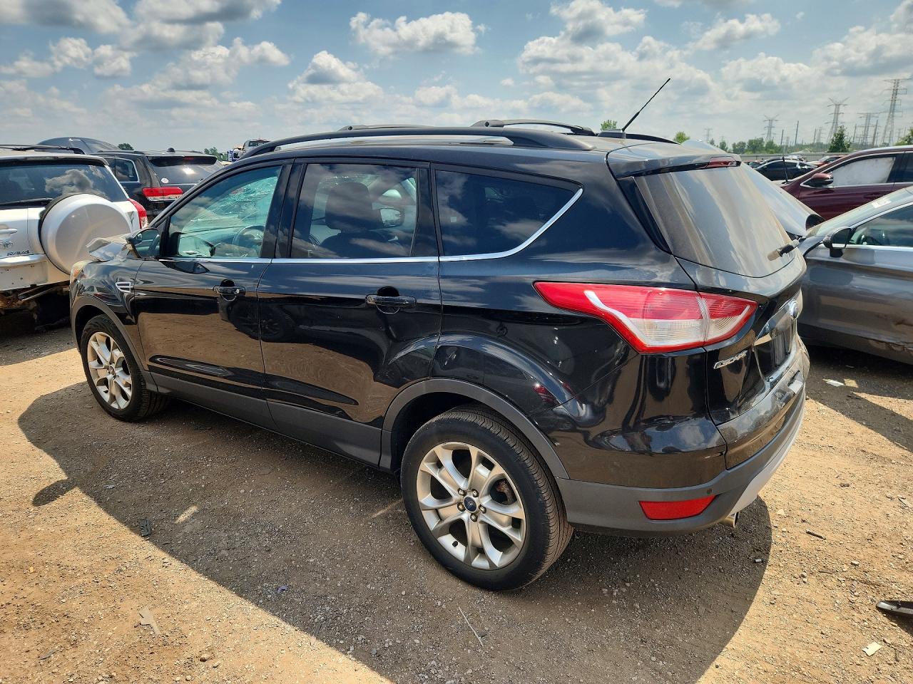 2013 Ford Escape Sel Black vin: 1FMCU9H98DUB24584