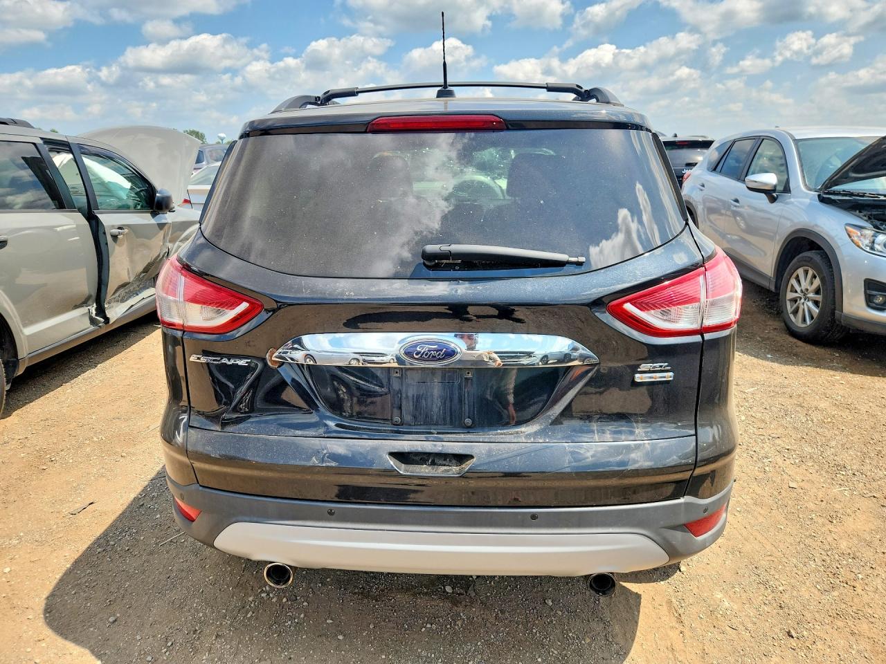 2013 Ford Escape Sel Black vin: 1FMCU9H98DUB24584
