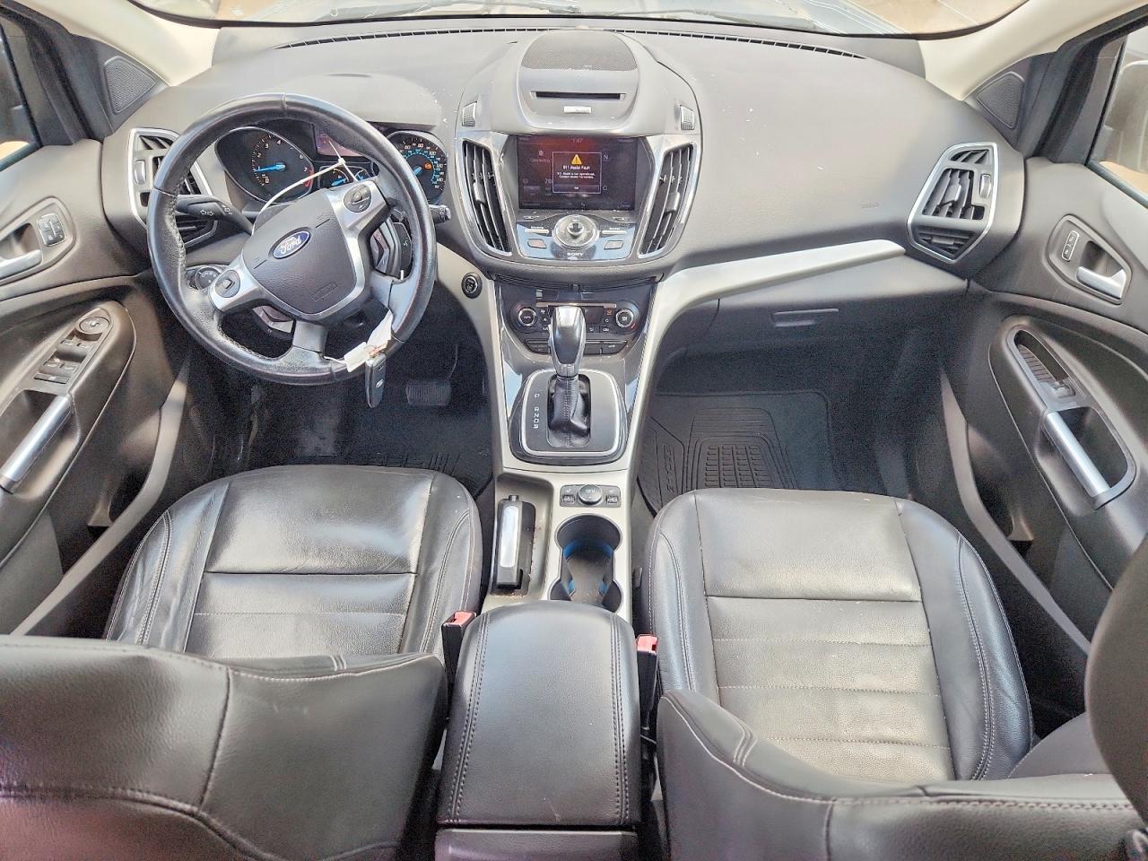 2013 Ford Escape Sel Black vin: 1FMCU9H98DUB24584