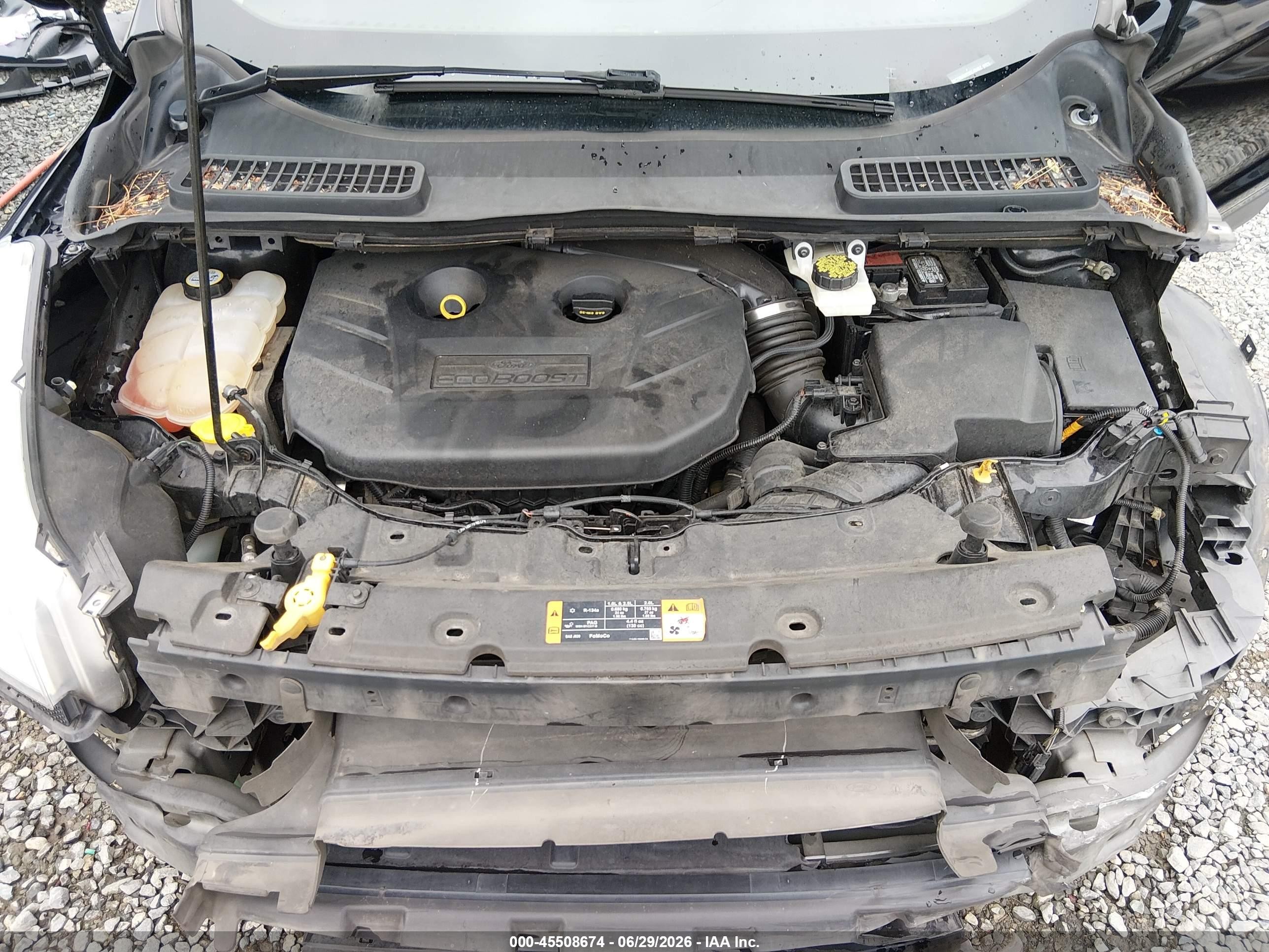 2013 Ford Escape Sel Black vin: 1FMCU9H98DUB40462