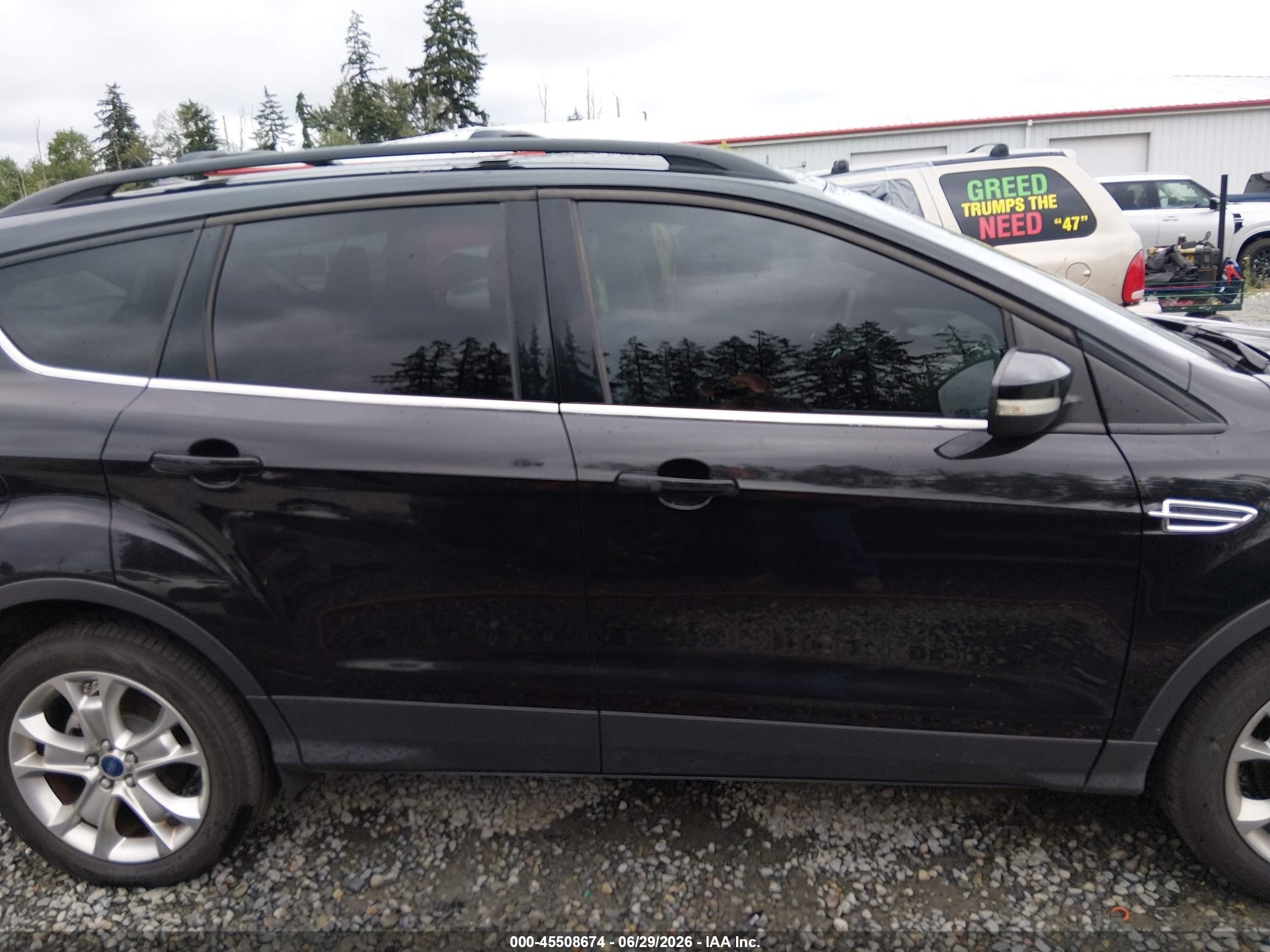 2013 Ford Escape Sel Black vin: 1FMCU9H98DUB40462