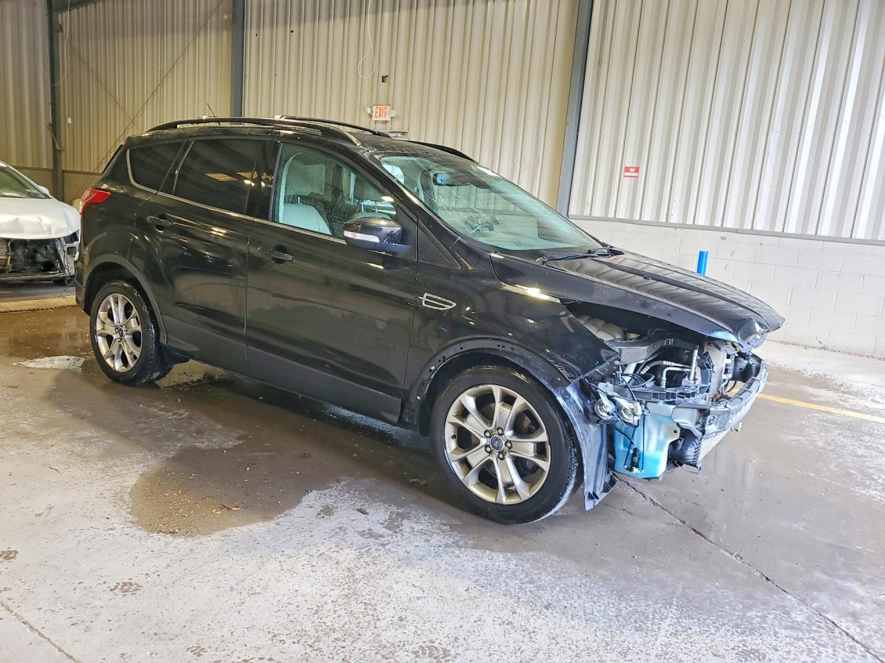 2013 Ford Escape Sel Черный vin: 1FMCU9H98DUC10879