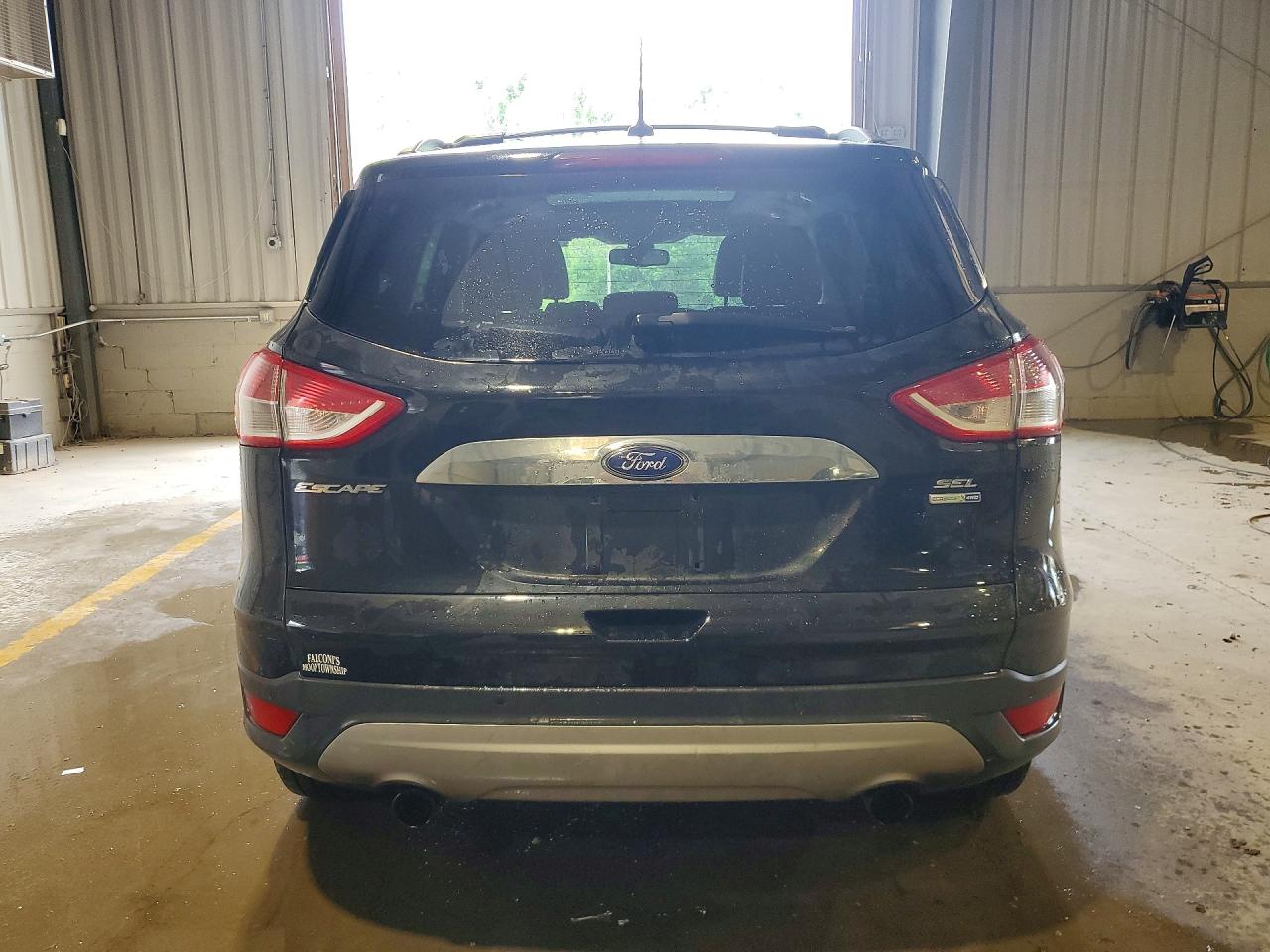 2013 Ford Escape Sel Черный vin: 1FMCU9H98DUC10879