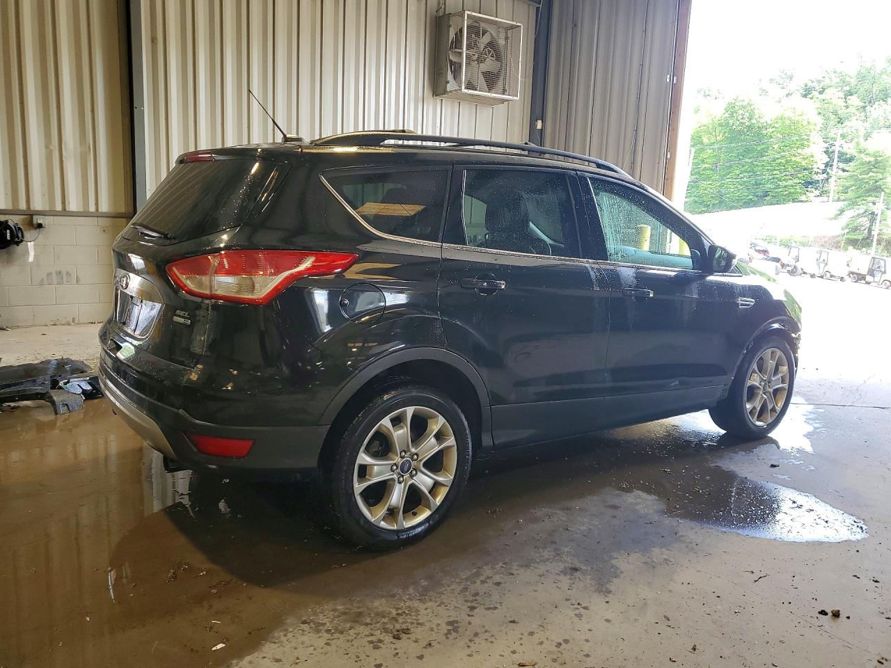 2013 Ford Escape Sel Черный vin: 1FMCU9H98DUC10879