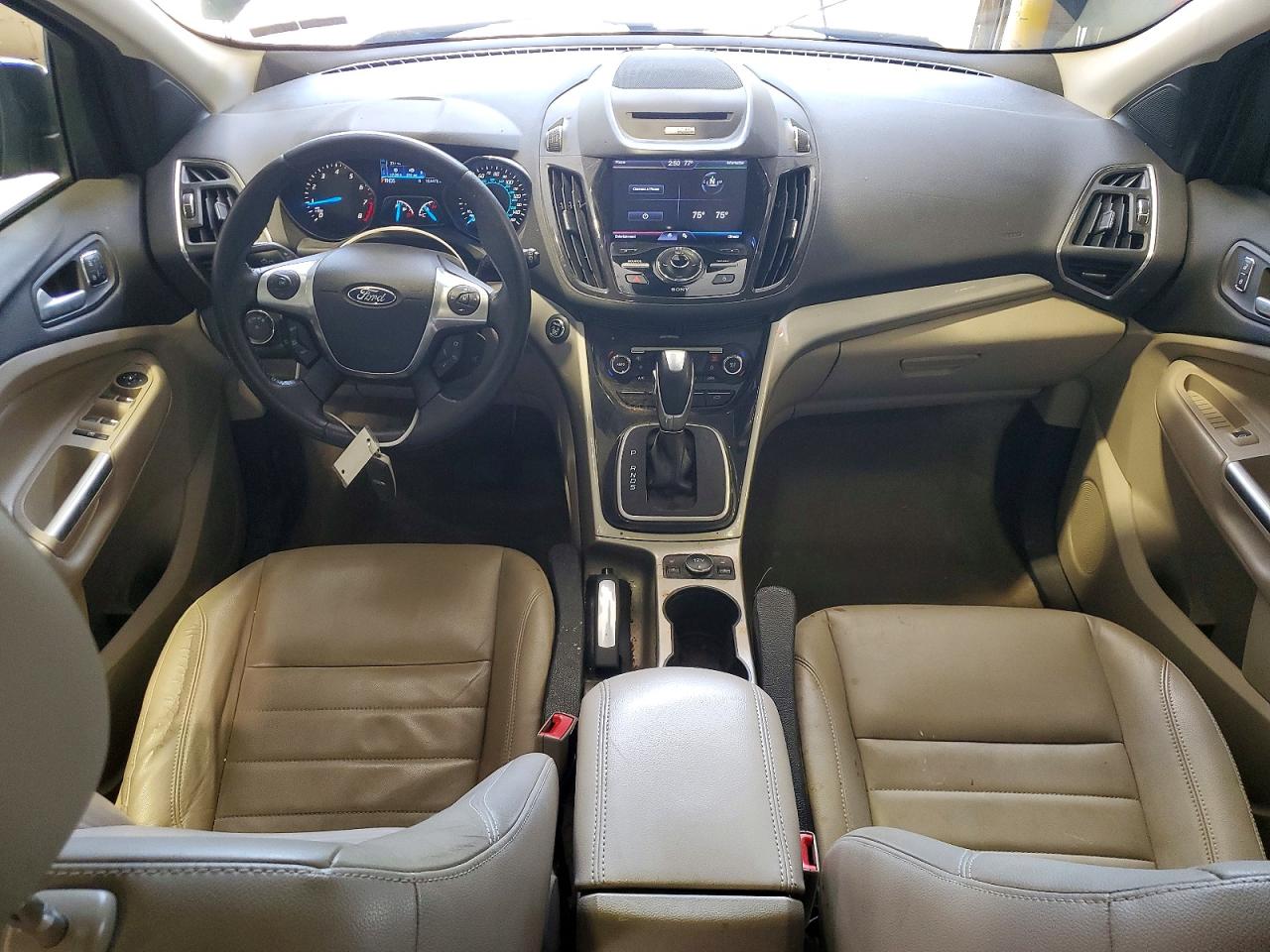 2013 Ford Escape Sel Черный vin: 1FMCU9H98DUC10879
