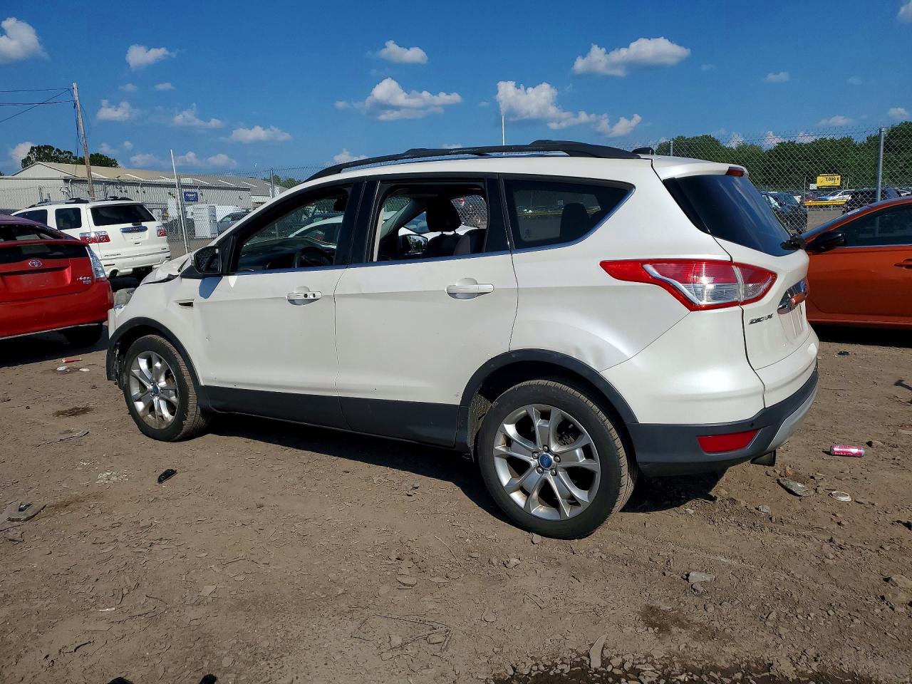2013 Ford Escape Sel White vin: 1FMCU9H98DUD06933