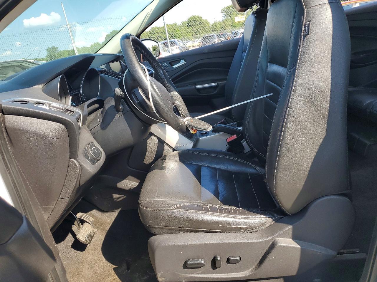 2013 Ford Escape Sel White vin: 1FMCU9H98DUD06933