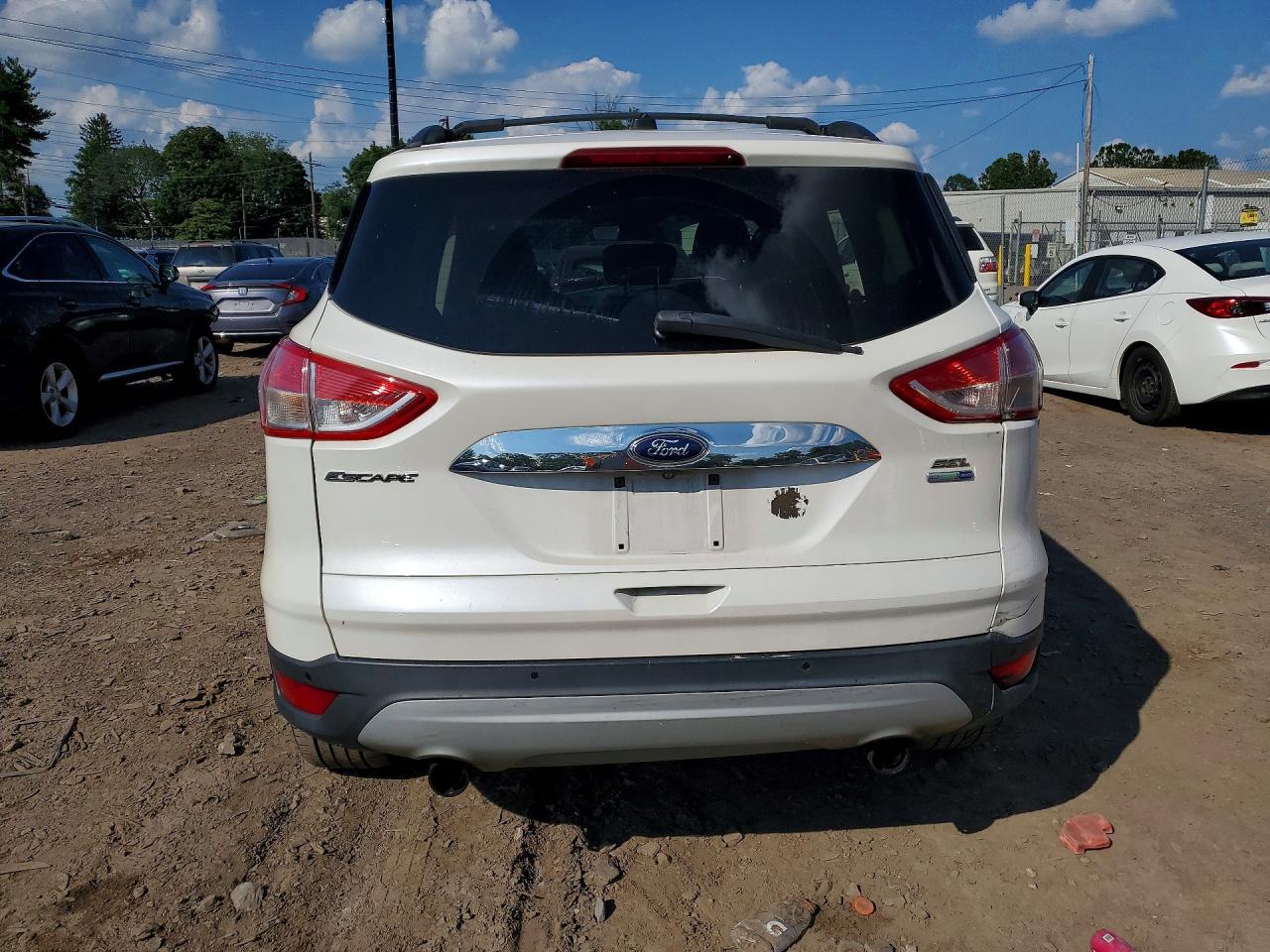 2013 Ford Escape Sel White vin: 1FMCU9H98DUD06933