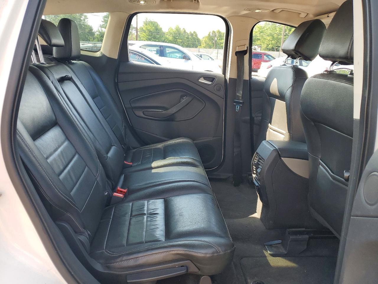 2013 Ford Escape Sel White vin: 1FMCU9H98DUD06933
