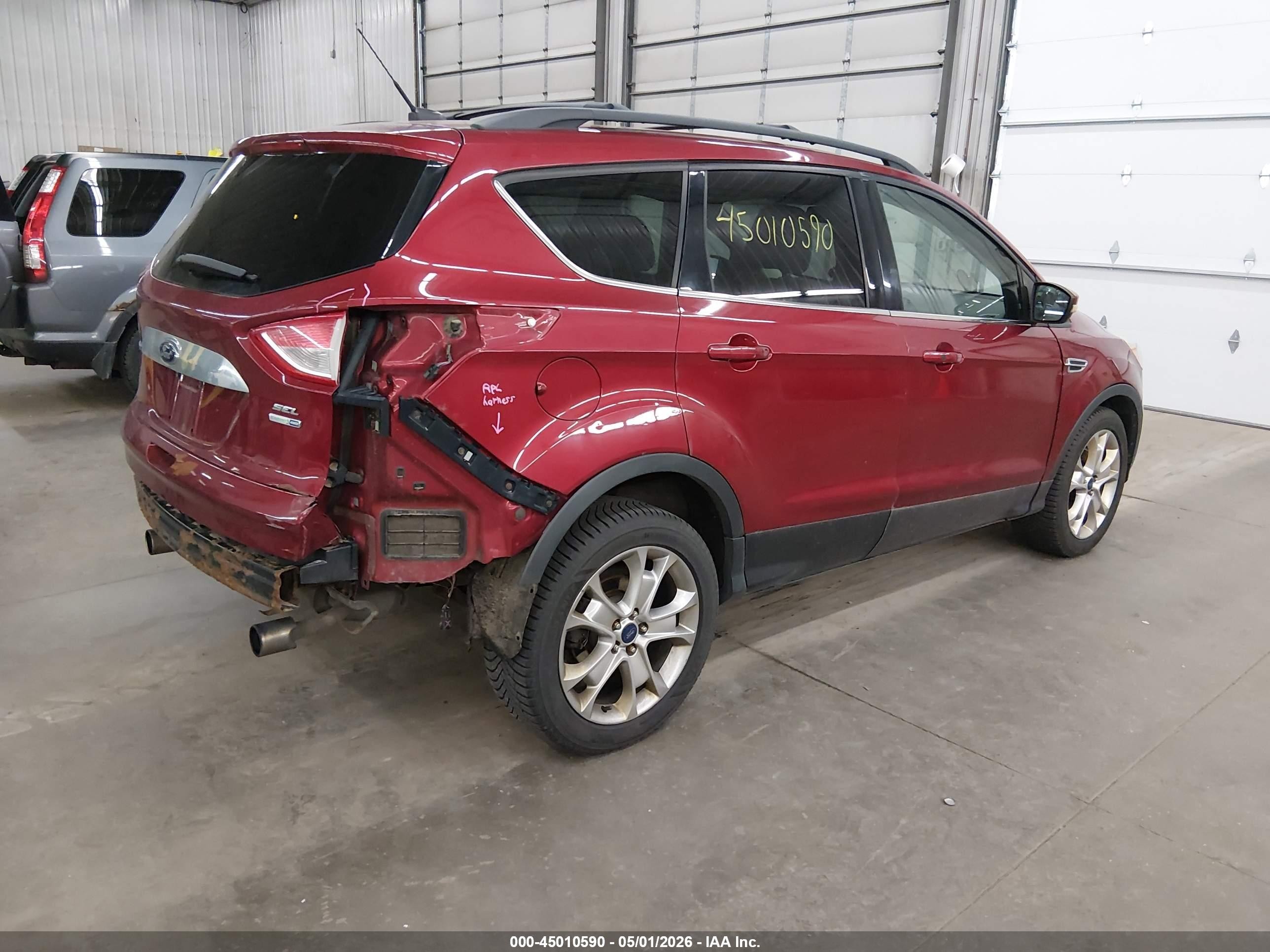 2013 Ford Escape Sel Red vin: 1FMCU9H98DUD20069
