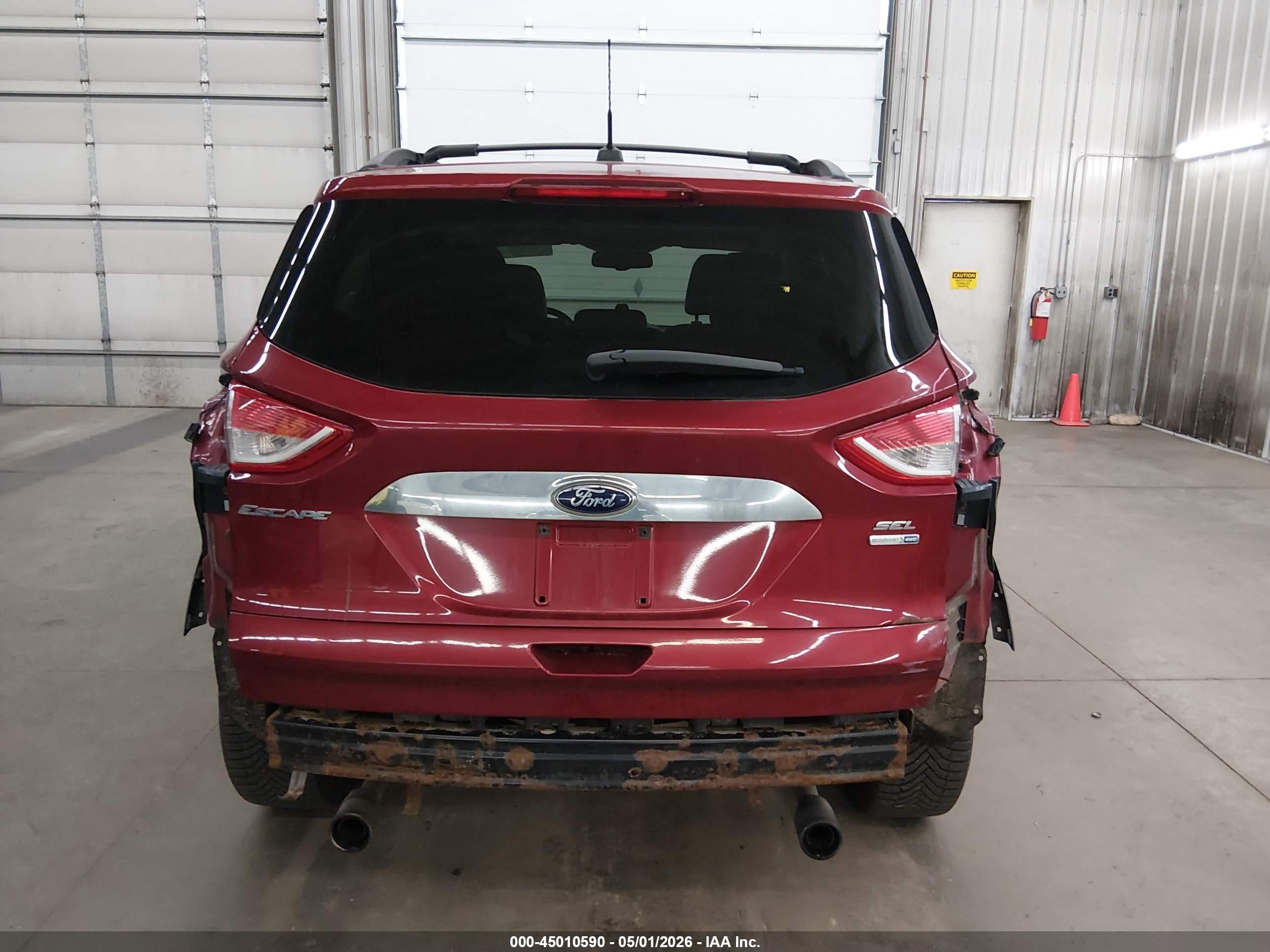 2013 Ford Escape Sel Red vin: 1FMCU9H98DUD20069