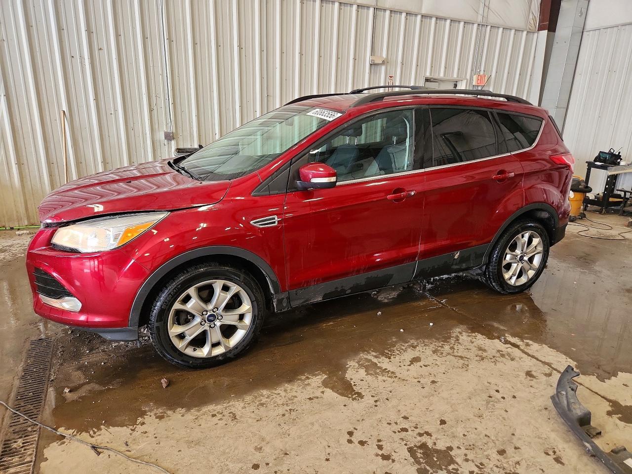 2013 Ford Escape Sel Бордовый vin: 1FMCU9H98DUD44842