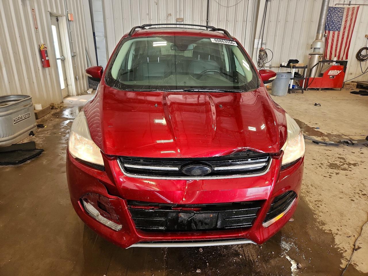 2013 Ford Escape Sel Бордовый vin: 1FMCU9H98DUD44842