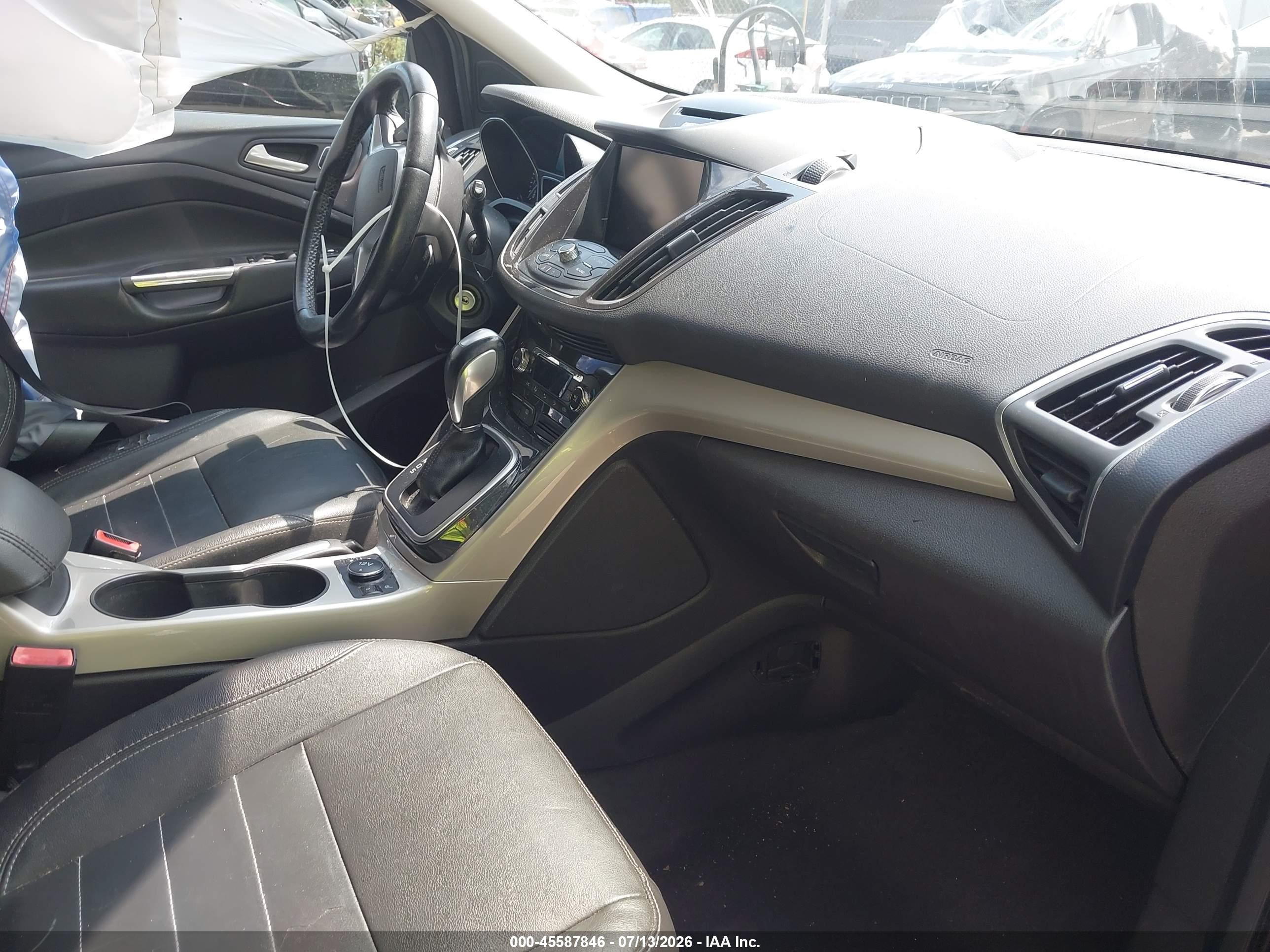 2013 Ford Escape Sel Black vin: 1FMCU9H98DUD62287