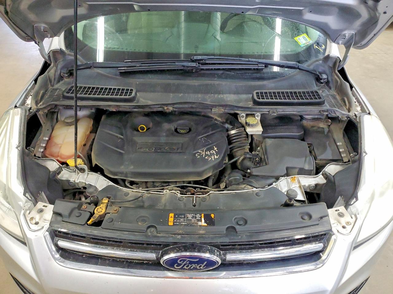2013 Ford Escape Sel Silver vin: 1FMCU9H98DUD78649