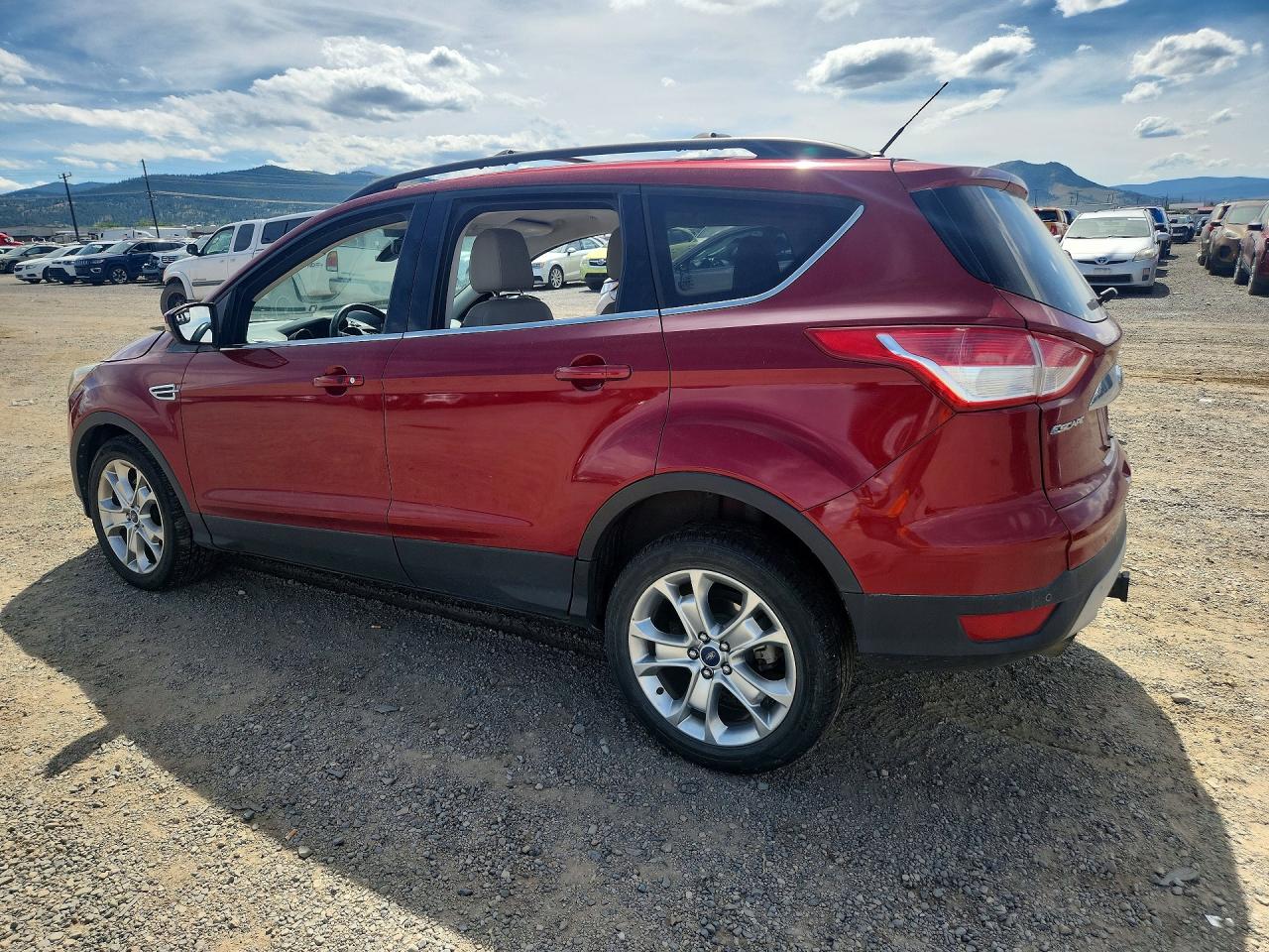 2013 Ford Escape Sel Темно-бордовый vin: 1FMCU9H98DUD86699