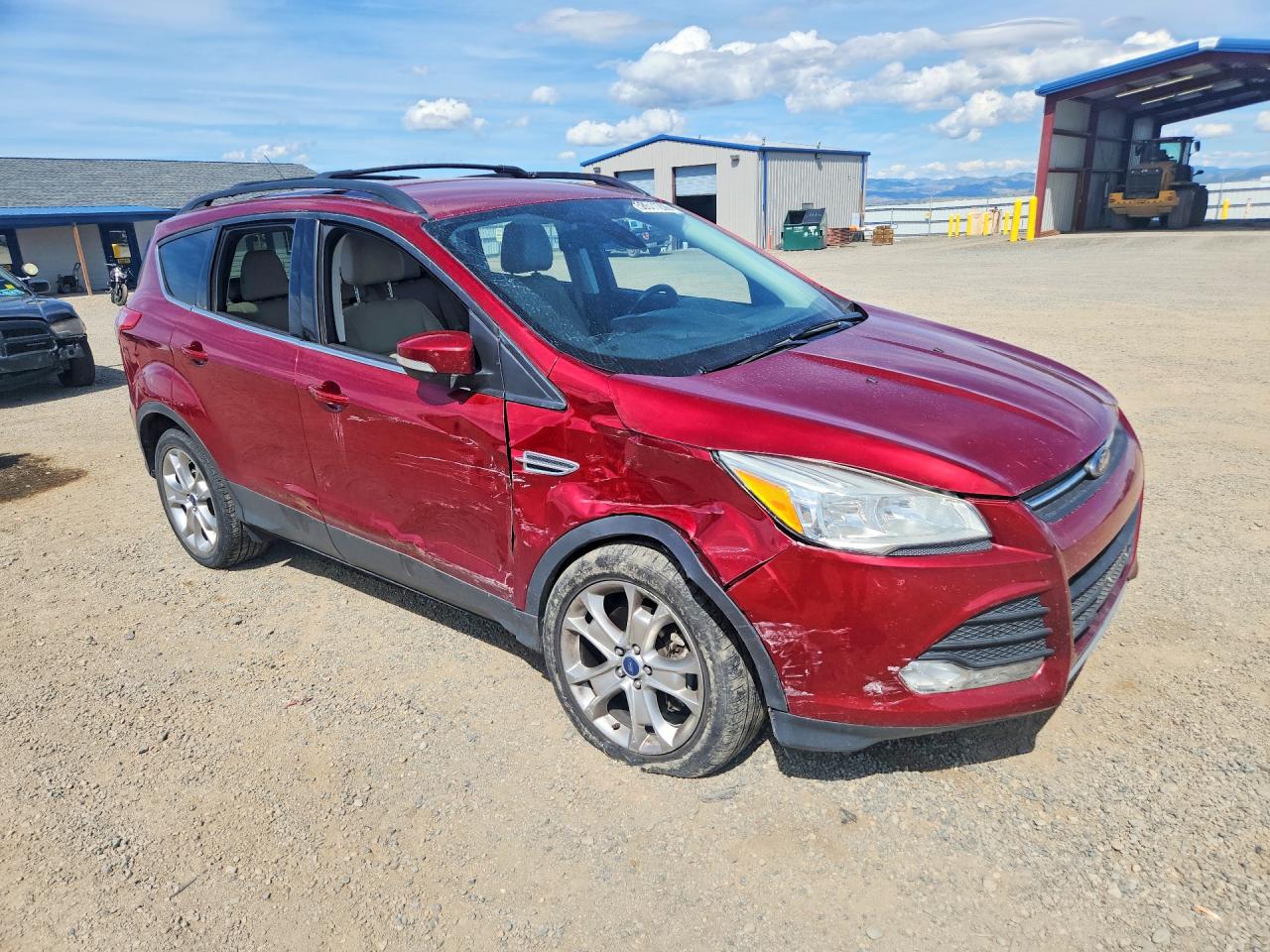 2013 Ford Escape Sel Темно-бордовый vin: 1FMCU9H98DUD86699