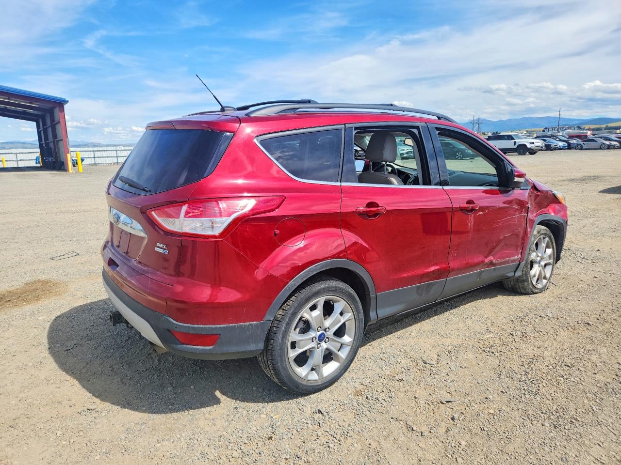 2013 Ford Escape Sel Темно-бордовый vin: 1FMCU9H98DUD86699