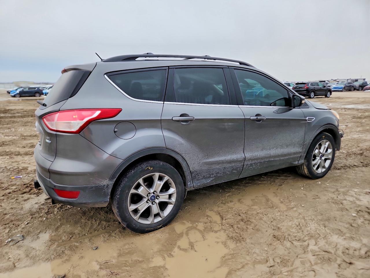 2013 Ford Escape Sel Gray vin: 1FMCU9H99DUB21788